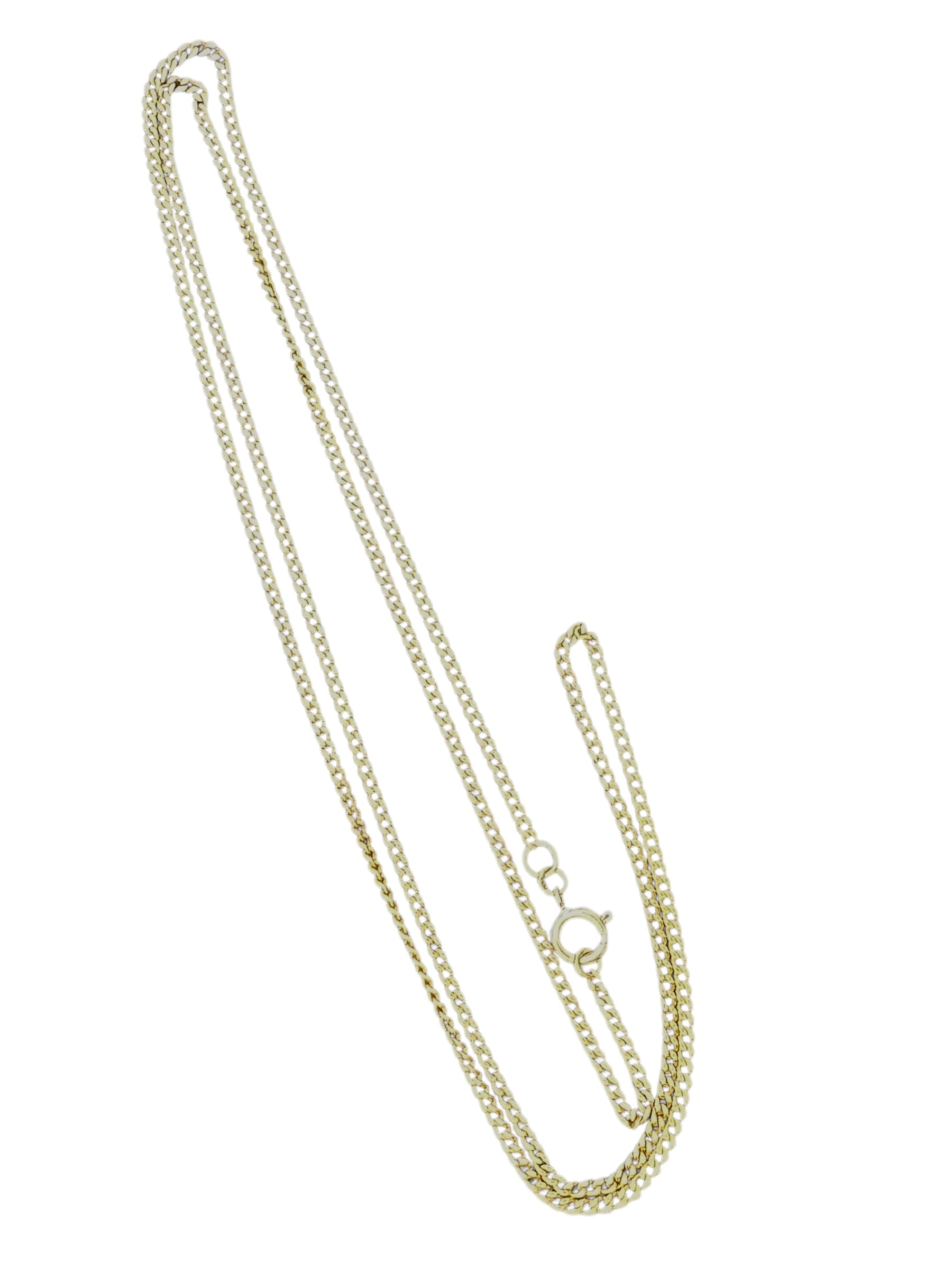 18k Yellow Gold Curb Chain