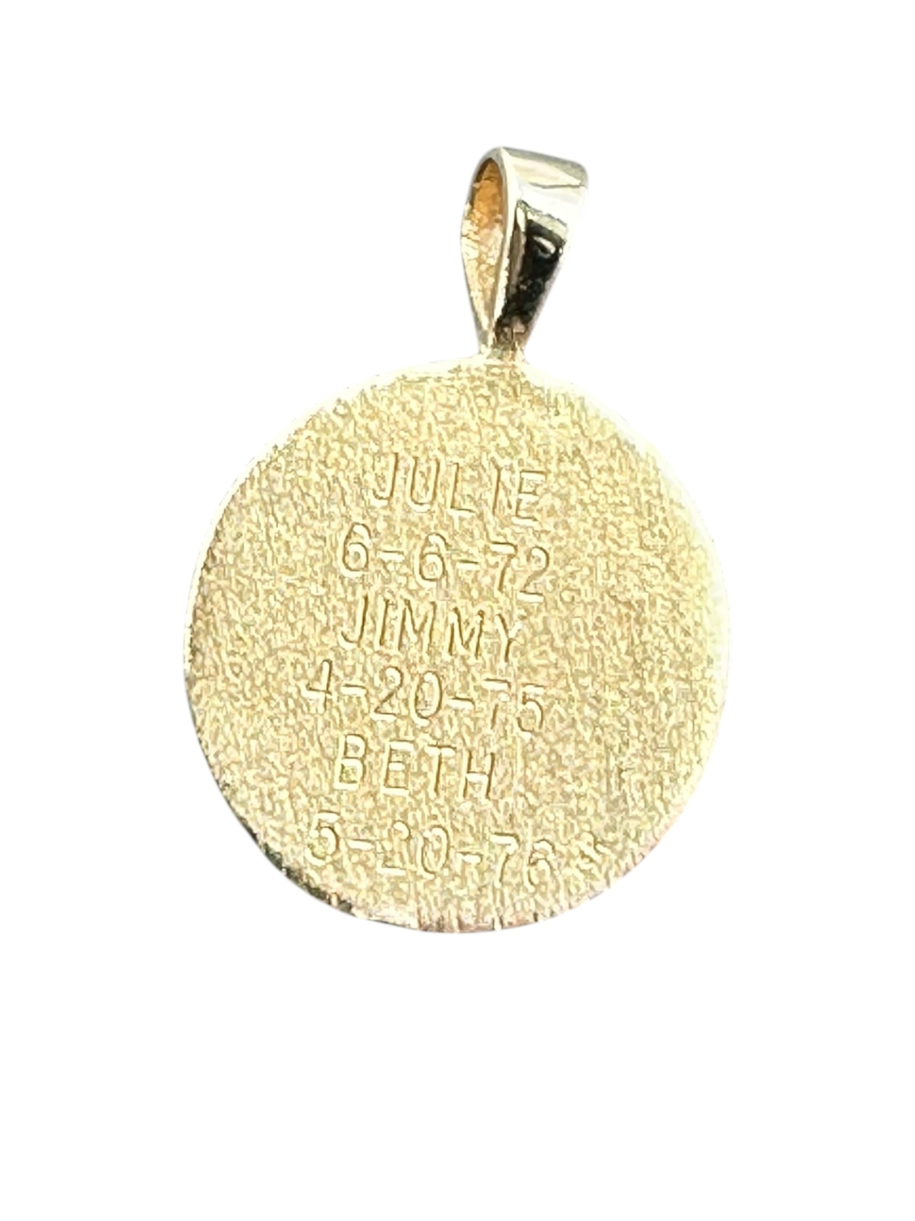 14k I Love You Pendant