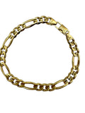 18k Figaro Link Bracelet