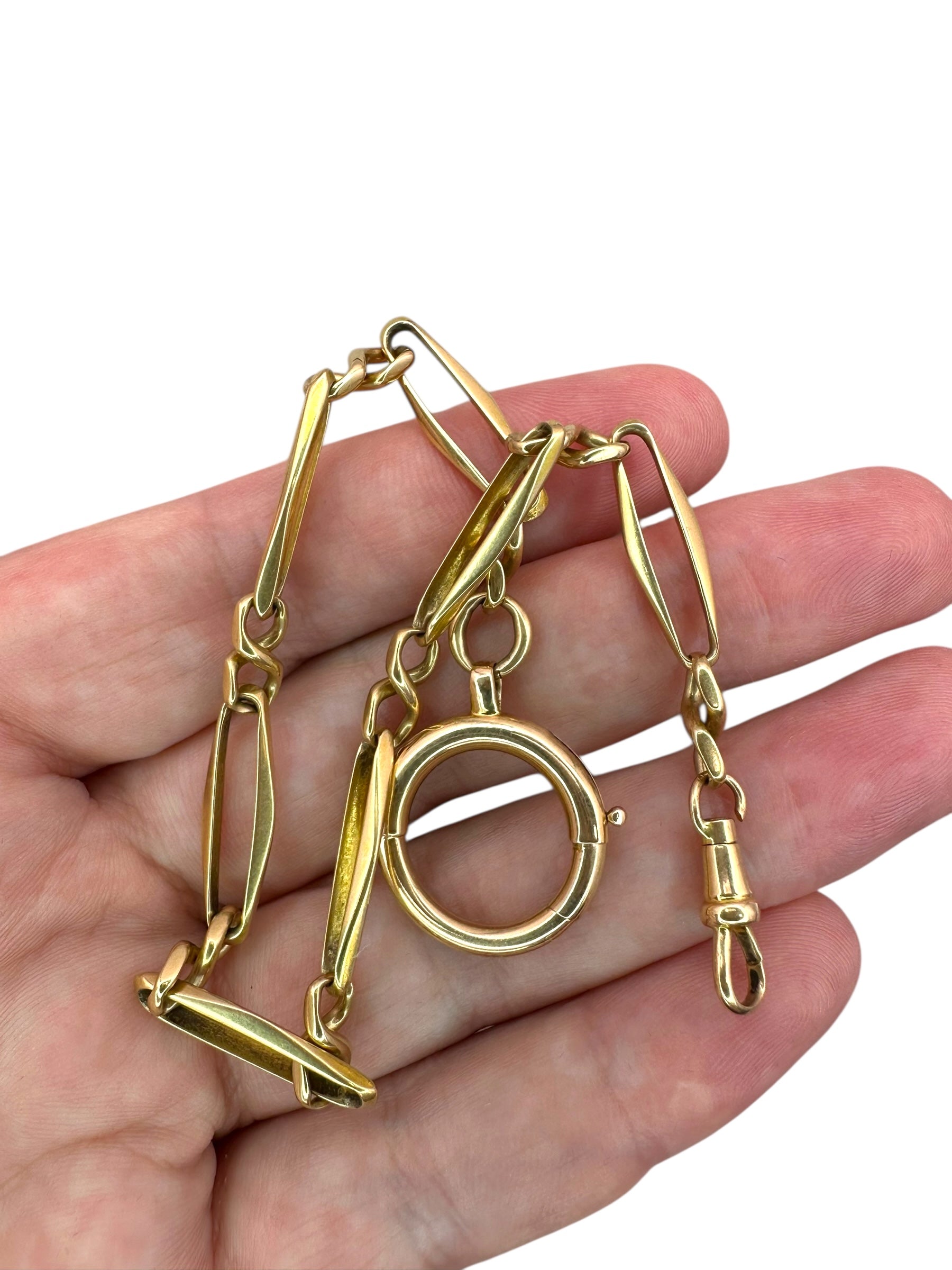 18k Open Link Watch Chain