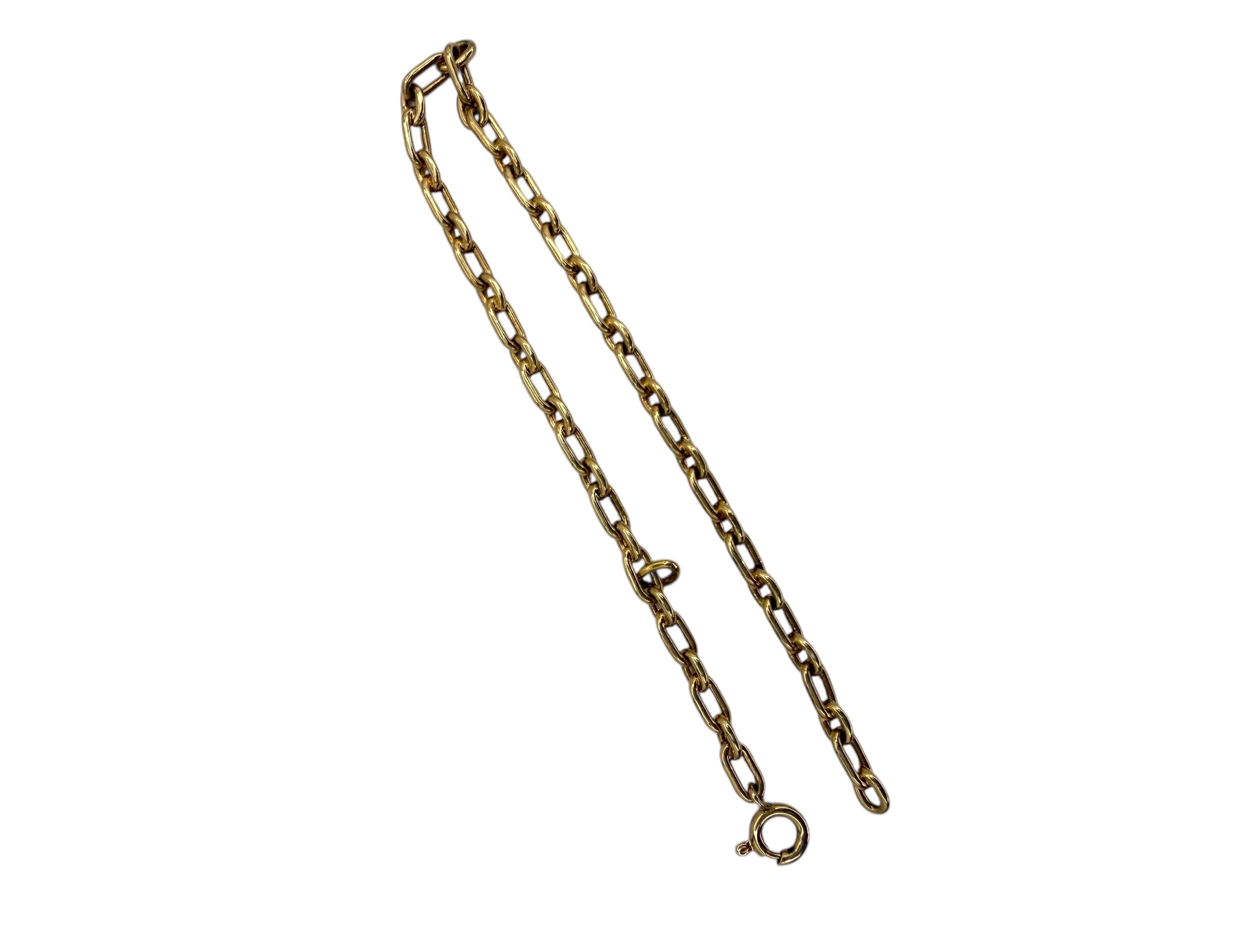 14k Cable Link Bracelet