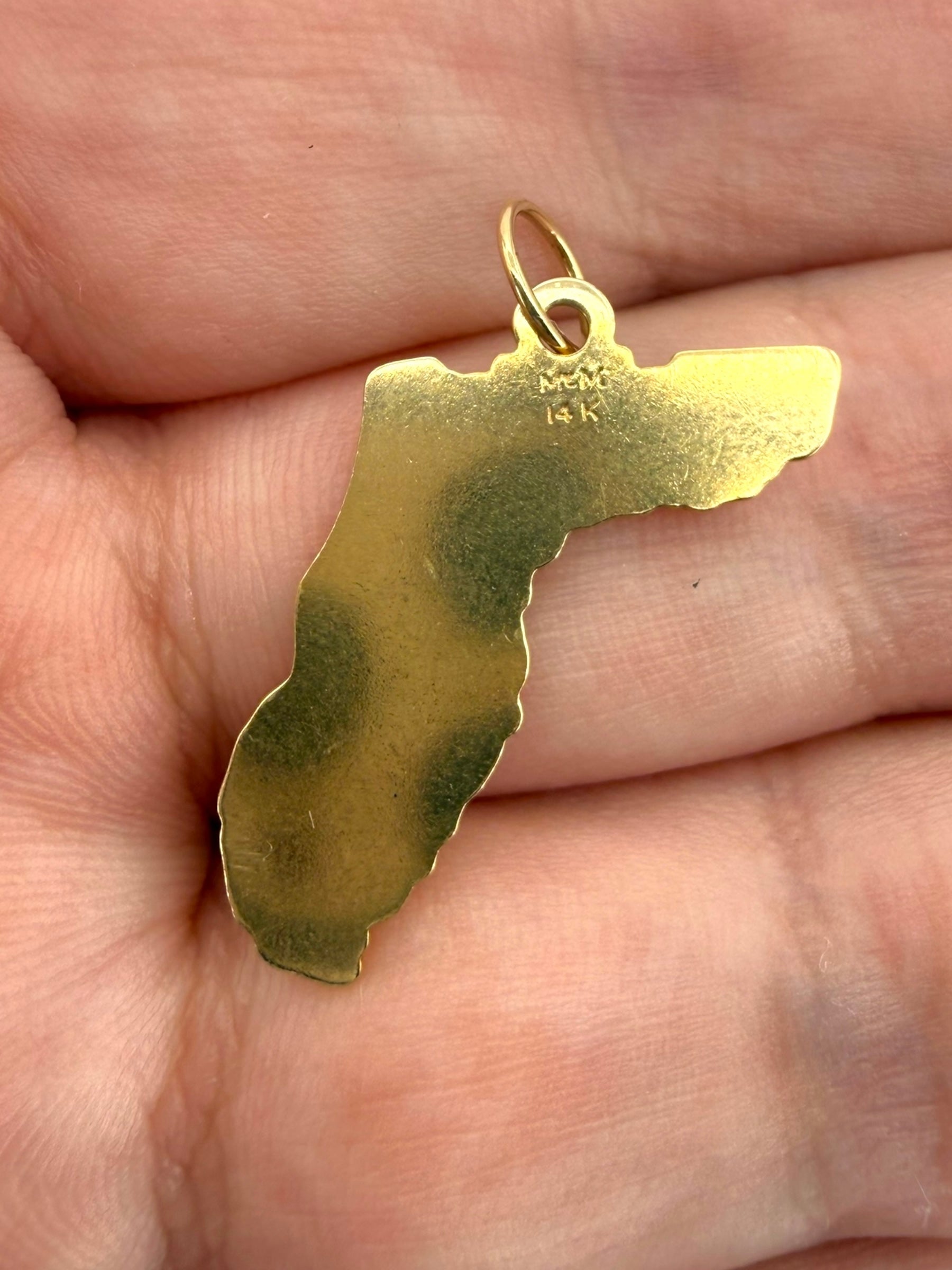 14k Florida State Charm