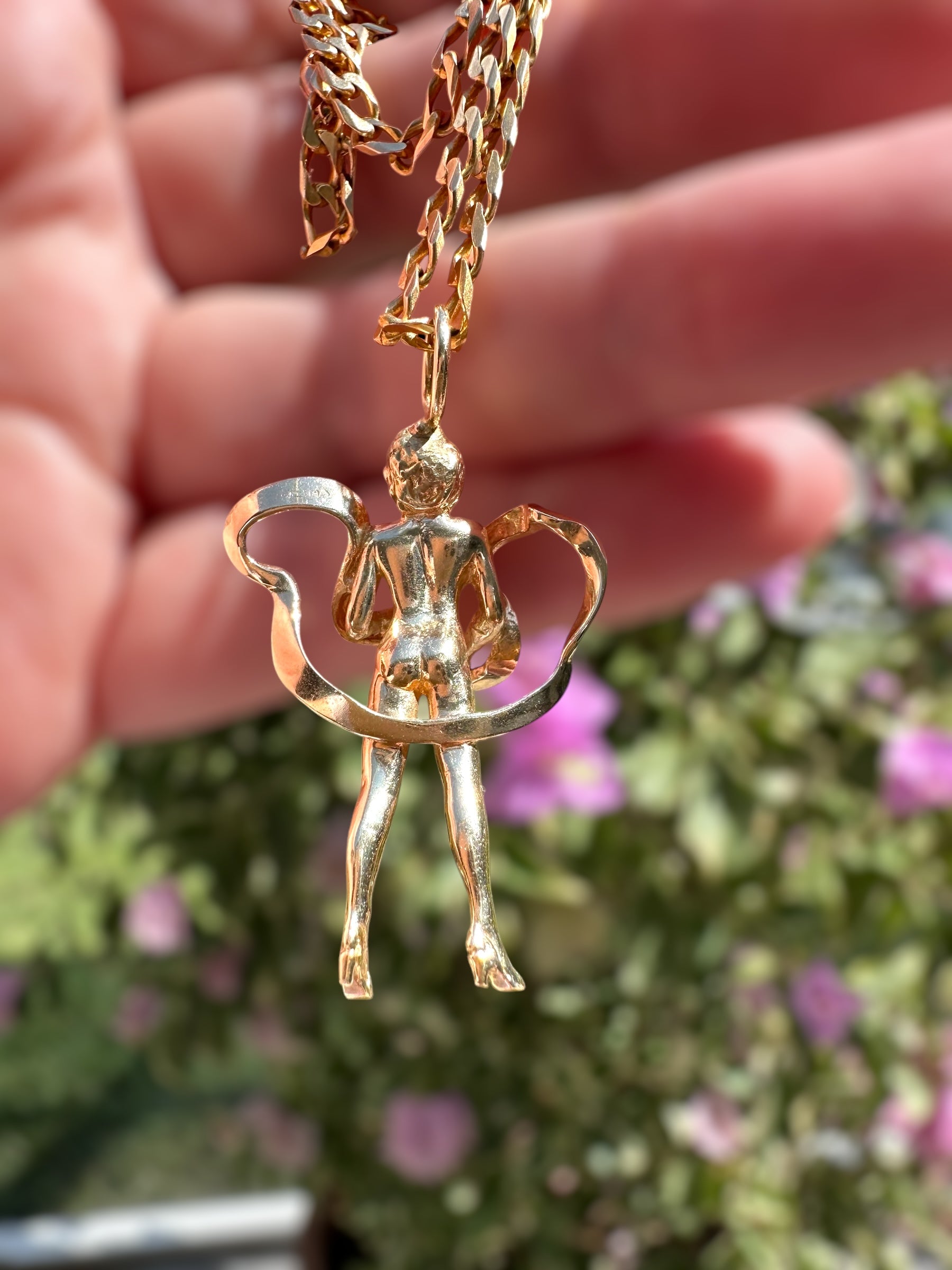 14k Marilyn Monroe Pendant