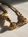 14k Diamond Horsehead Necklace