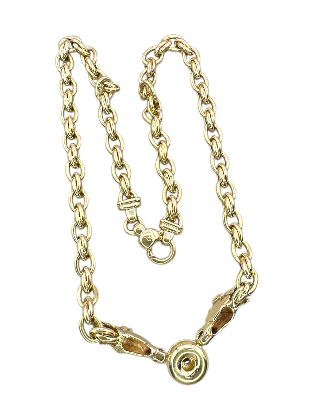 14k Diamond Horsehead Necklace