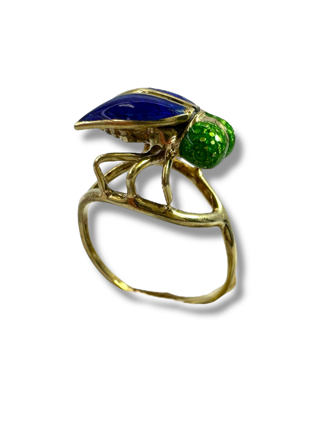 14k Fly Enamel Ring