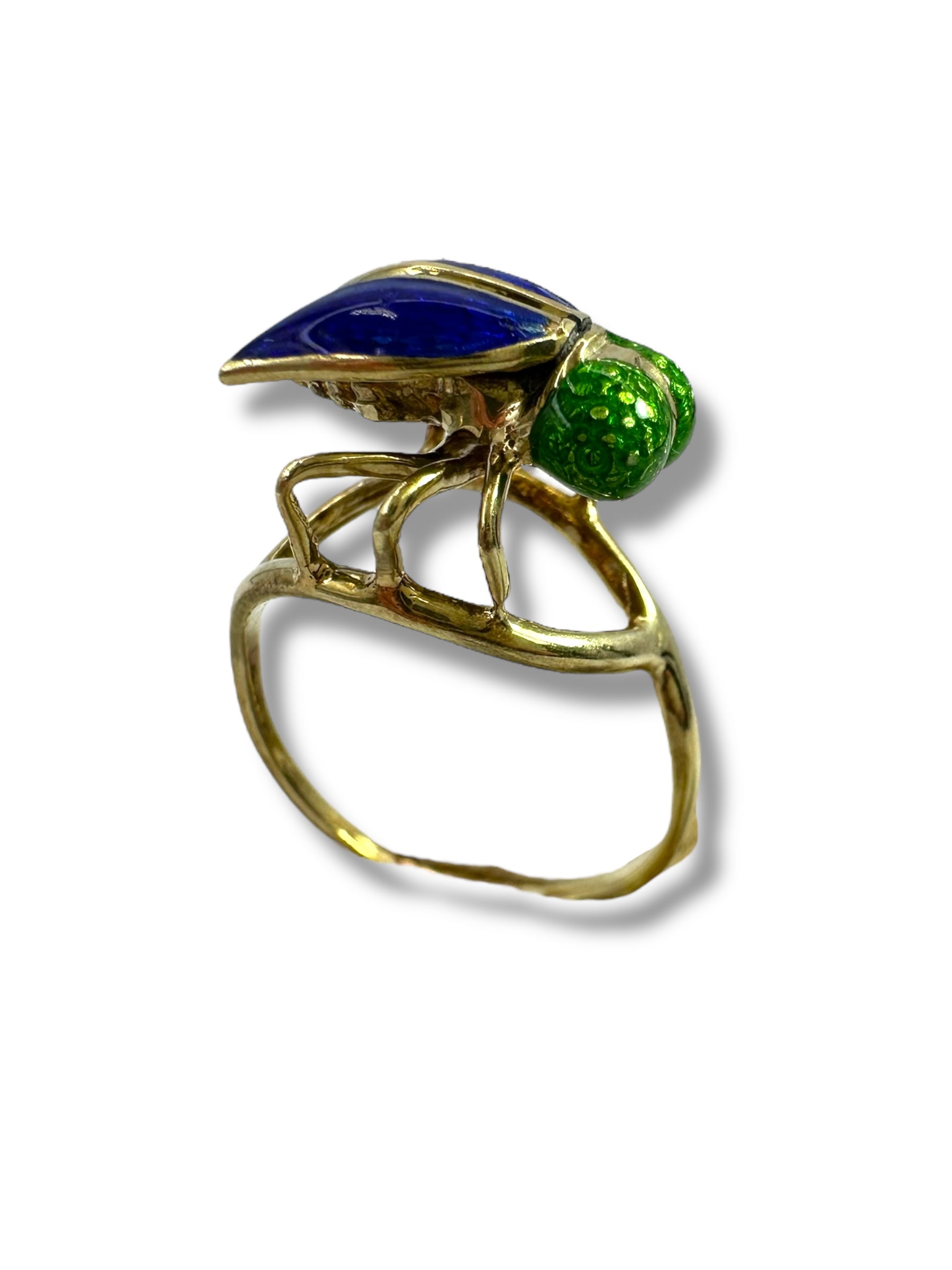 14k Fly Enamel Ring