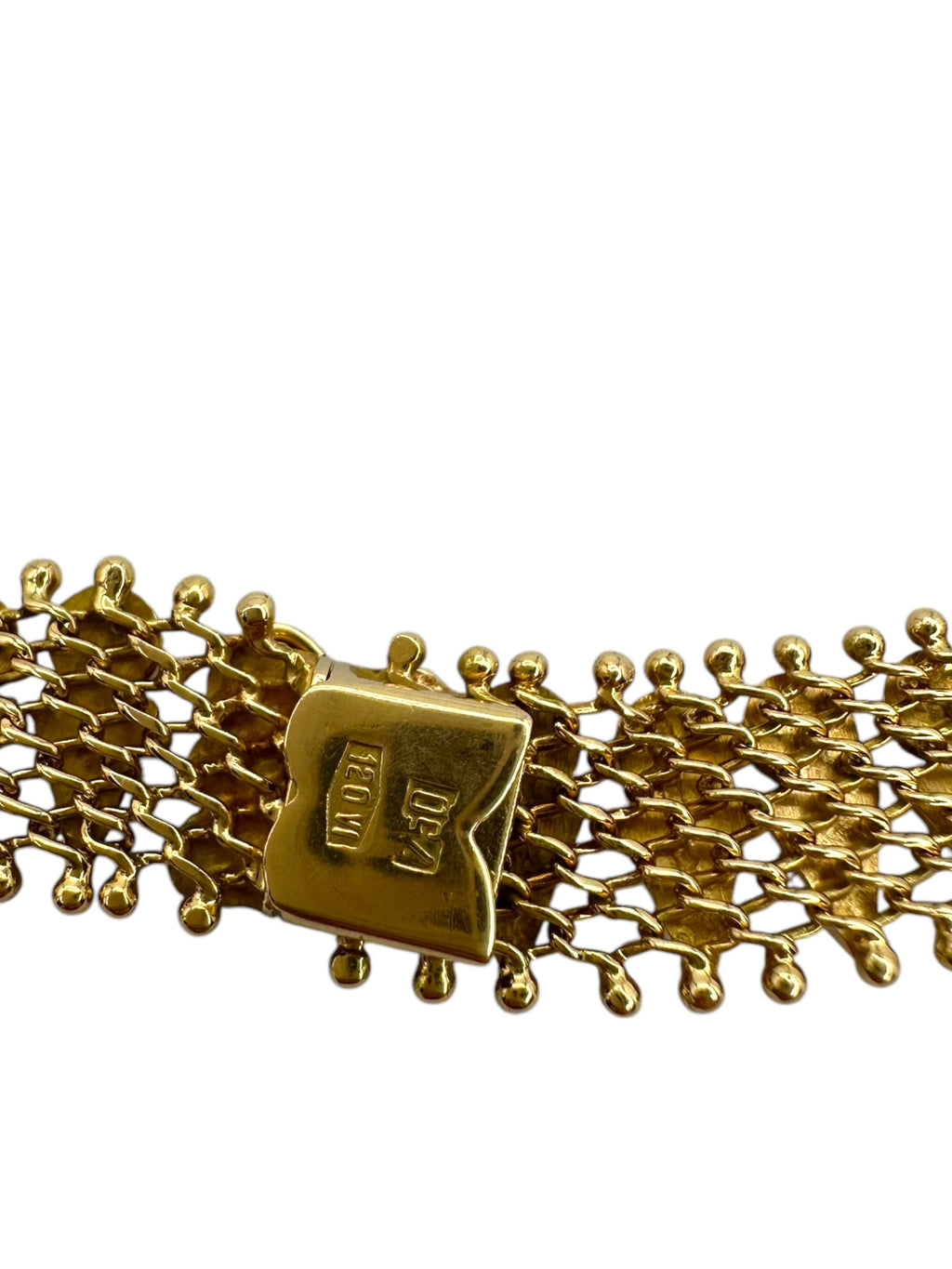 18k Flower Spike Collar Necklace