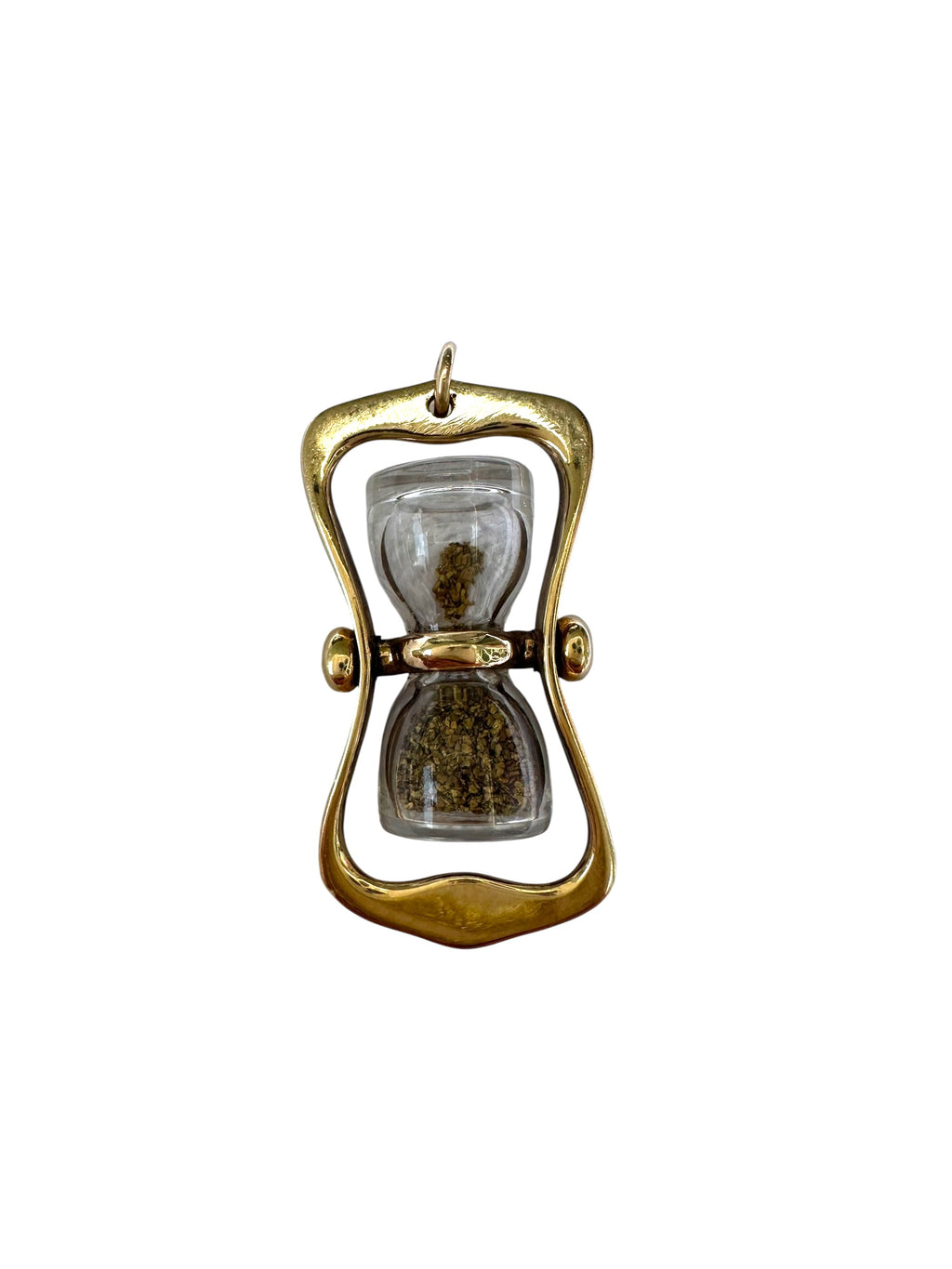 14k Hourglass Pendant