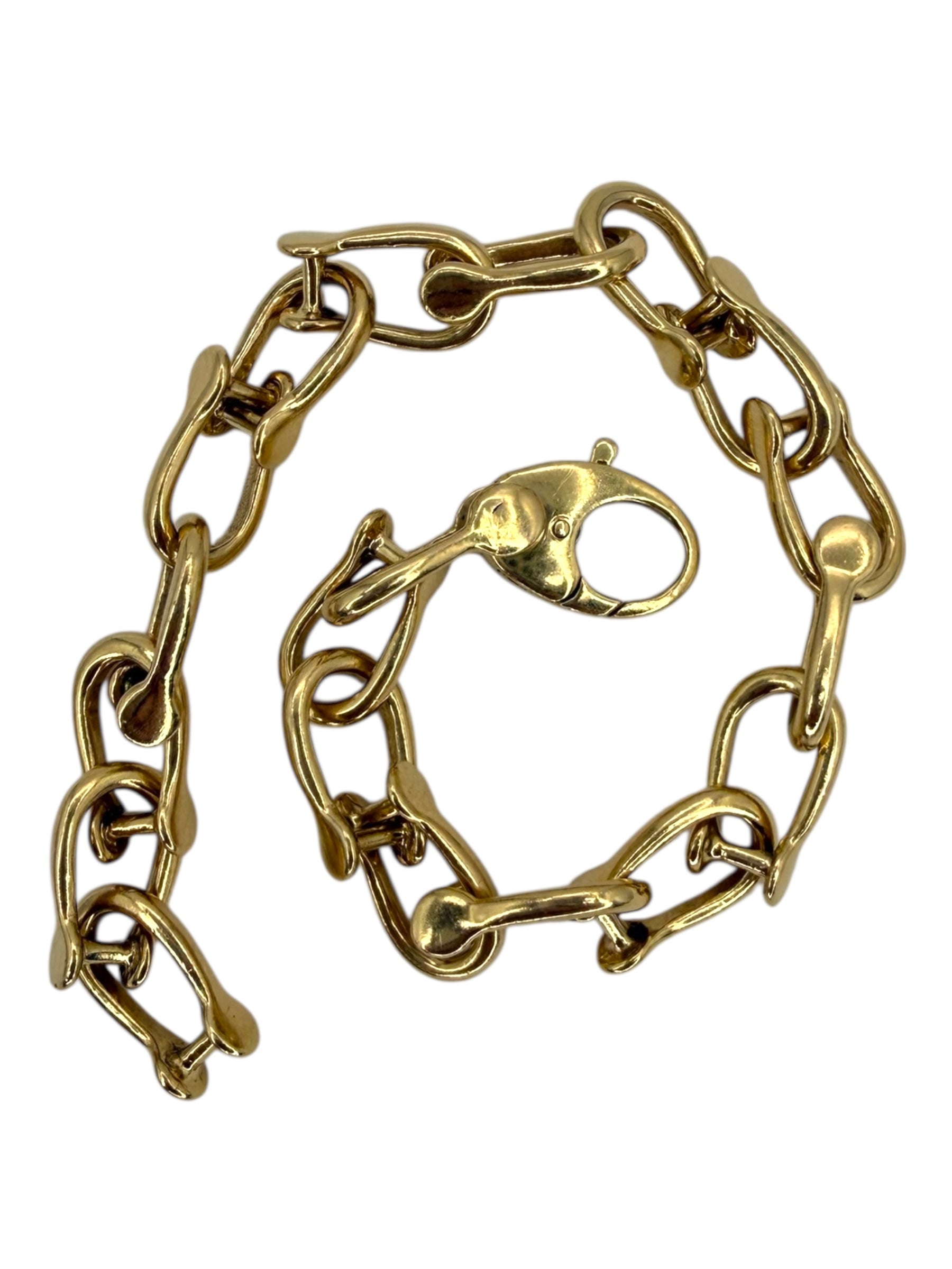 14k Shackle Link Bracelet
