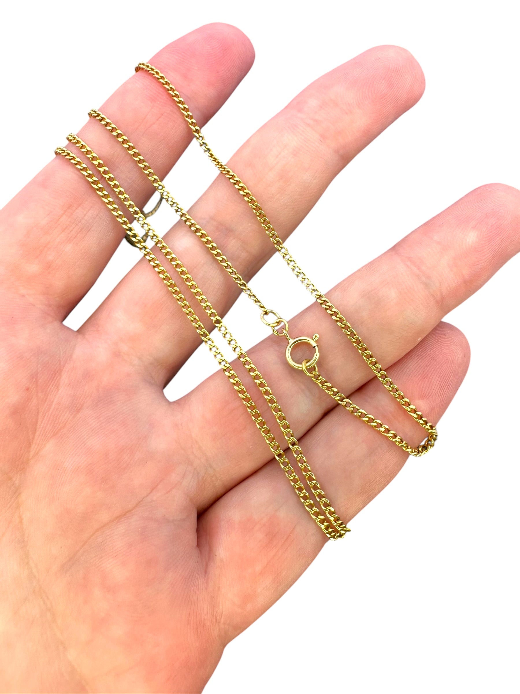 18k Yellow Gold Curb Chain