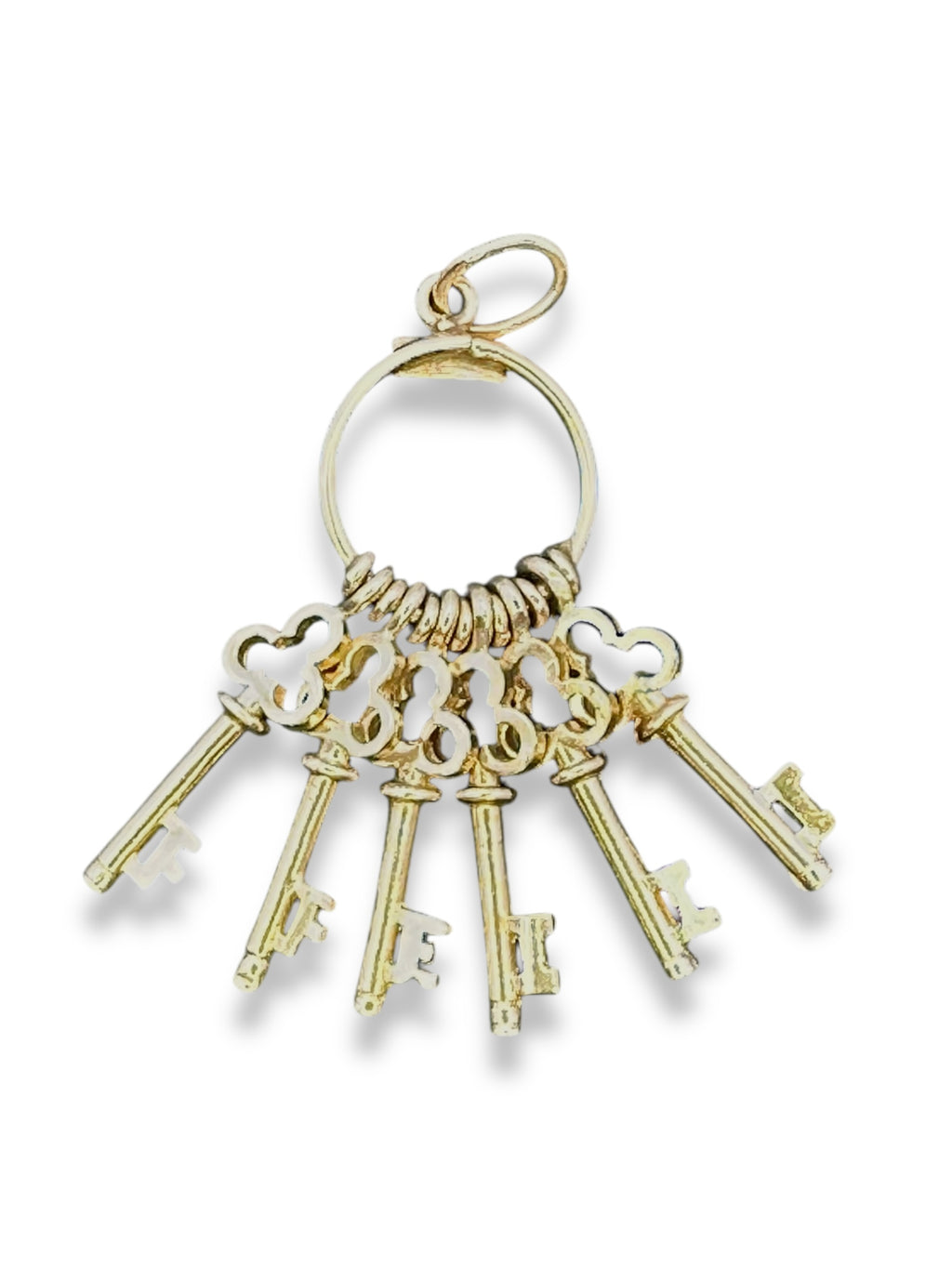 14k Keys Pendant