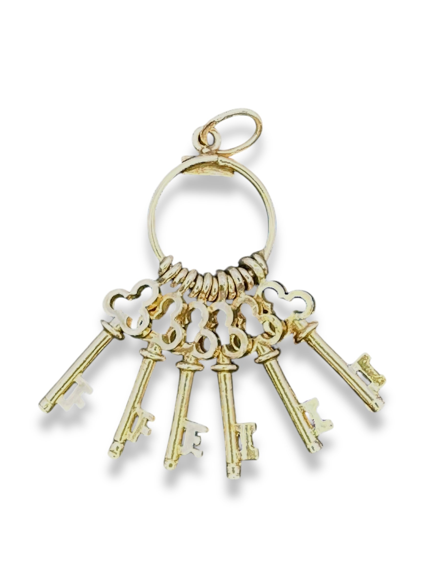 14k Keys Pendant