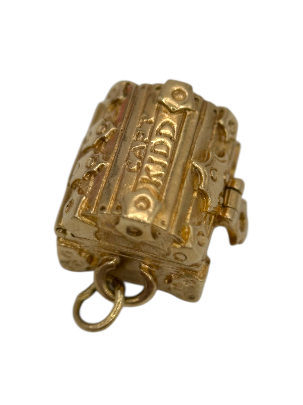9k Capt Kidd Treasure Chest Charm