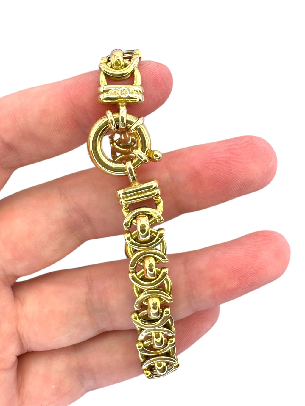 14k Byzantine Link Bracelet