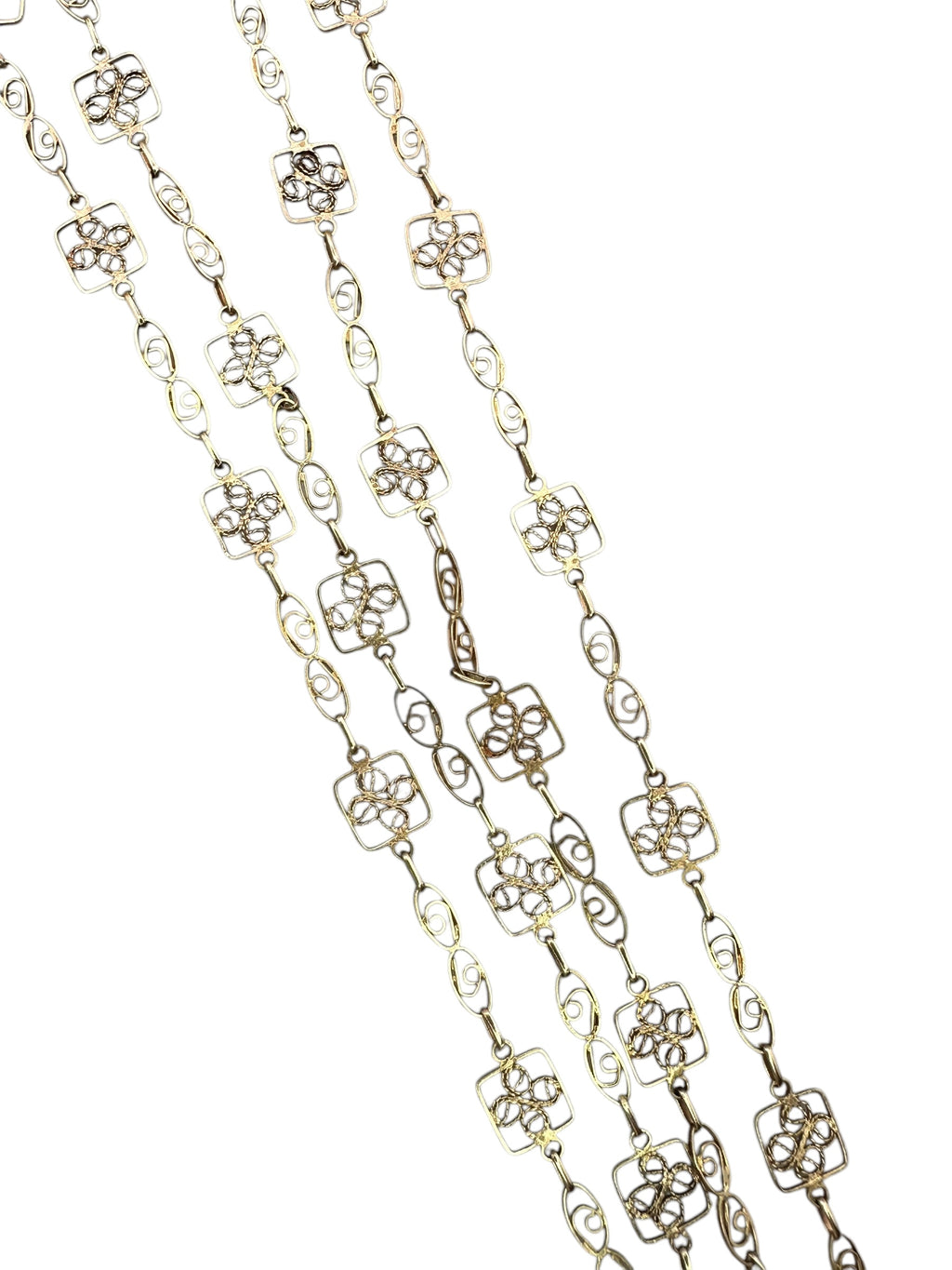 14k Filigree Delicate Necklace