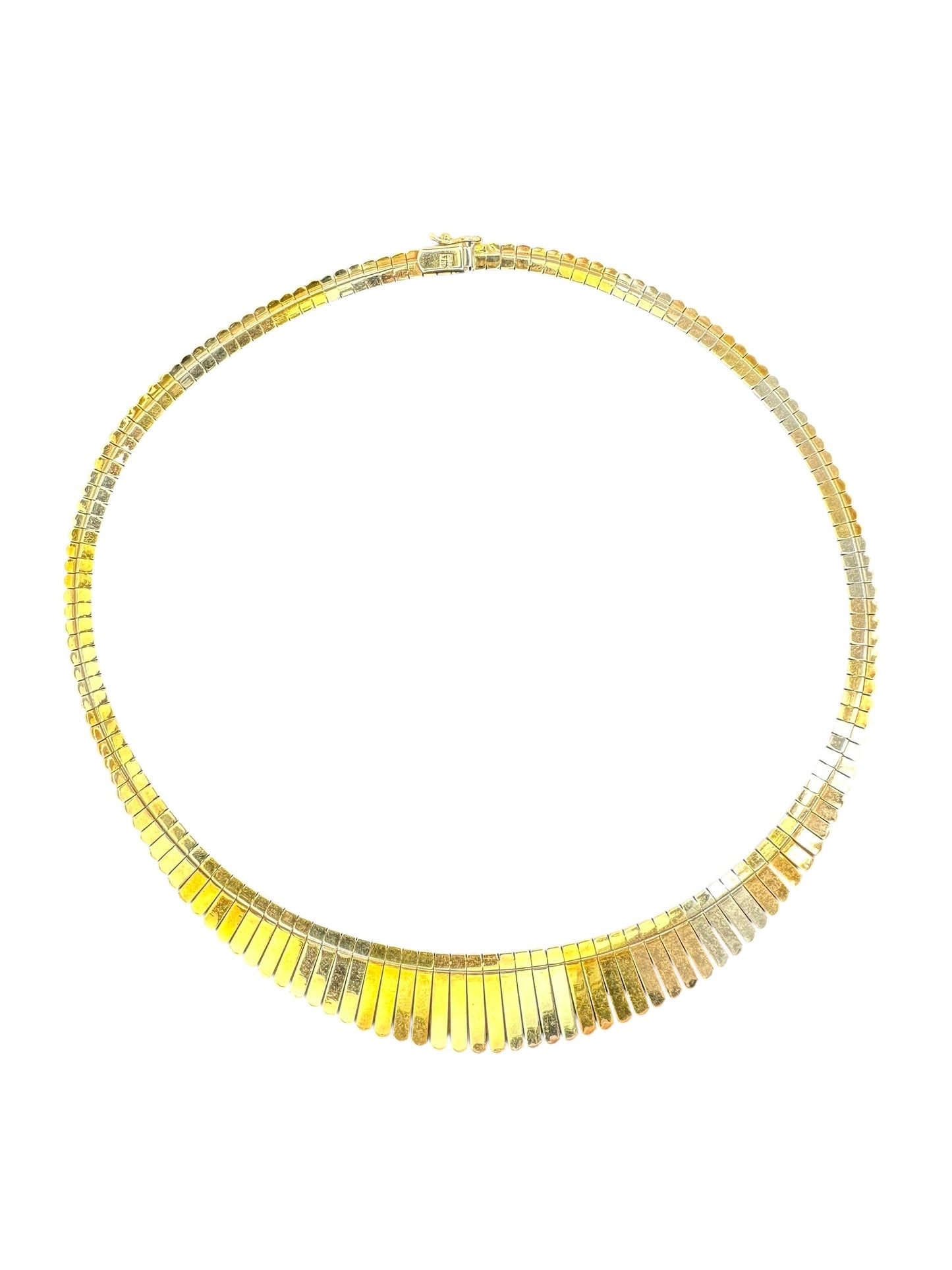 18k Tri-tone Gold Cleopatra Necklace