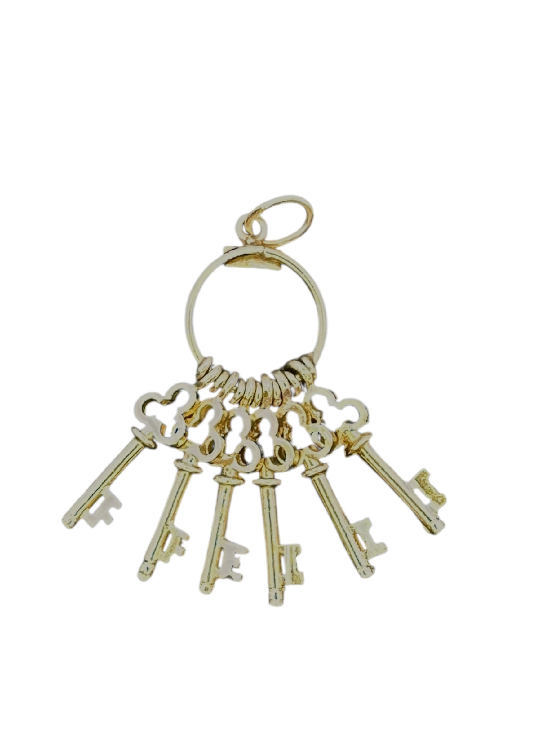 14k Keys Pendant