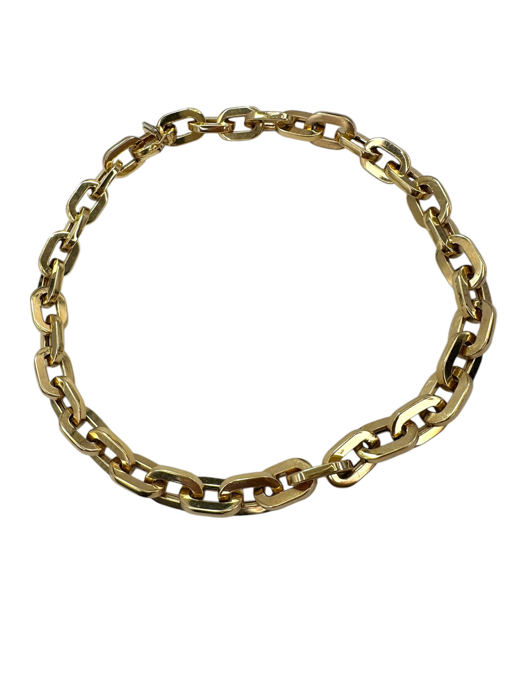 14k Chunky Chain Collar Necklace
