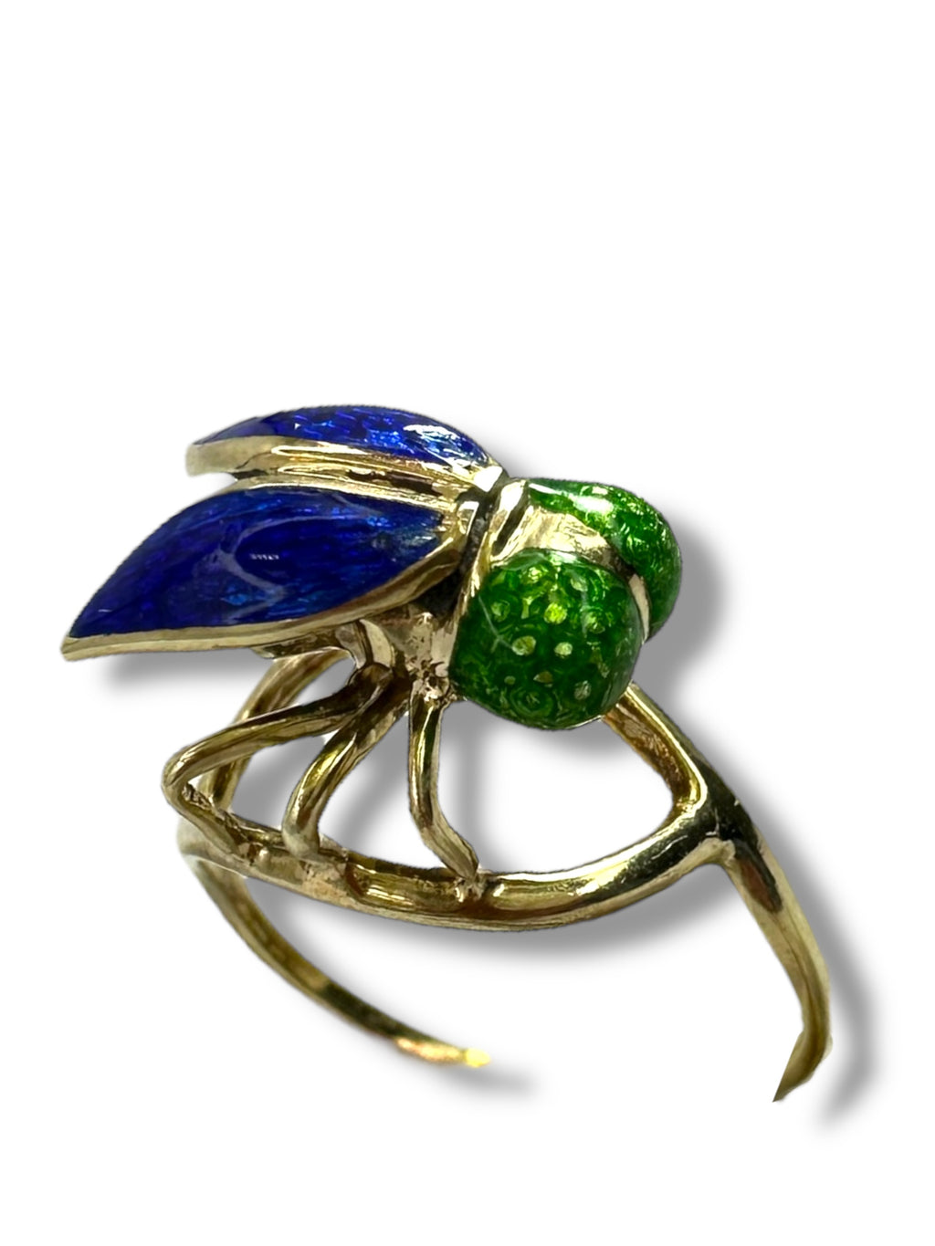 14k Fly Enamel Ring