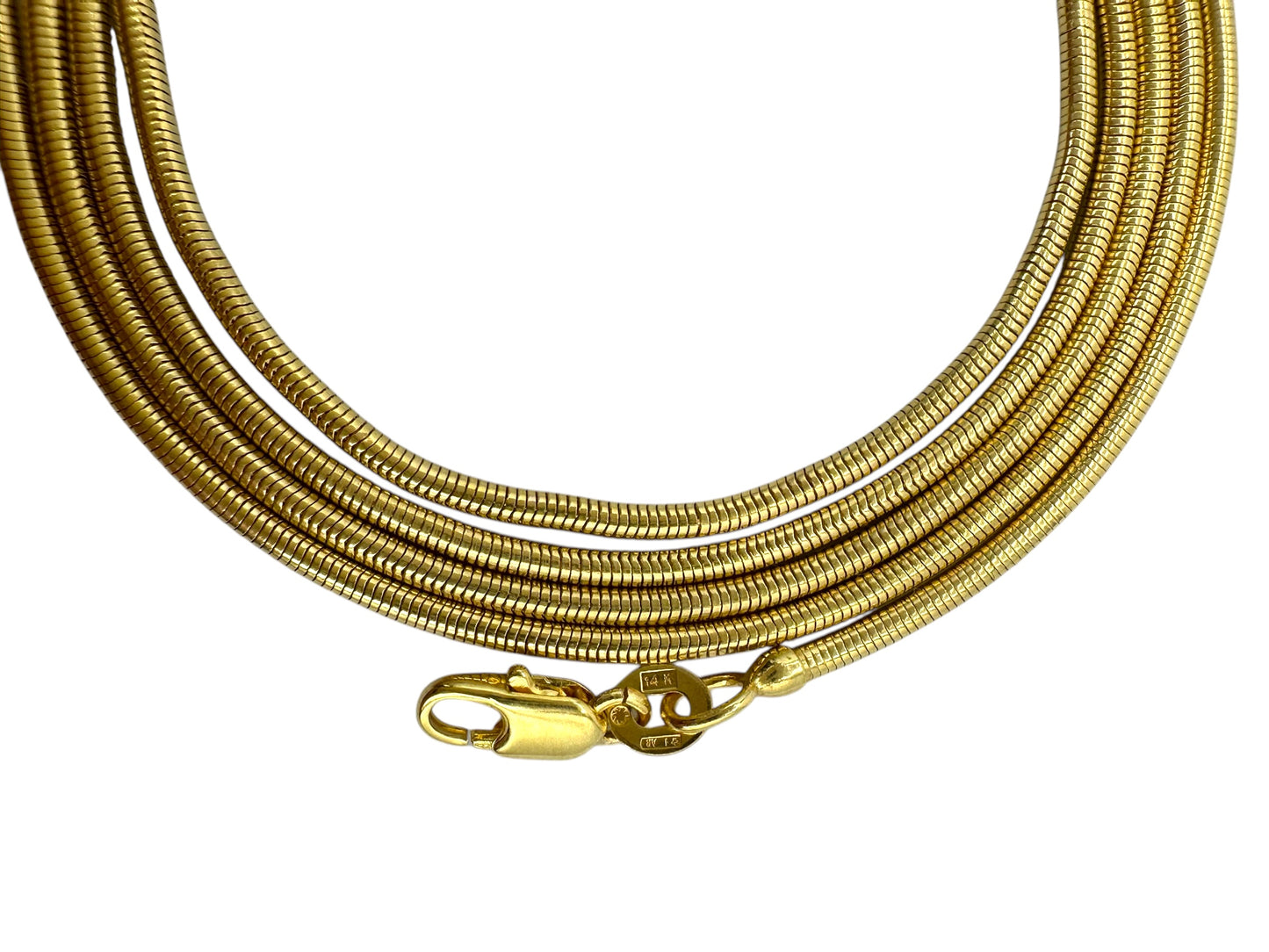 14k Uno a Erre Snake Chain