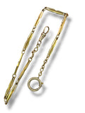 18k Bar Link Watch Chain