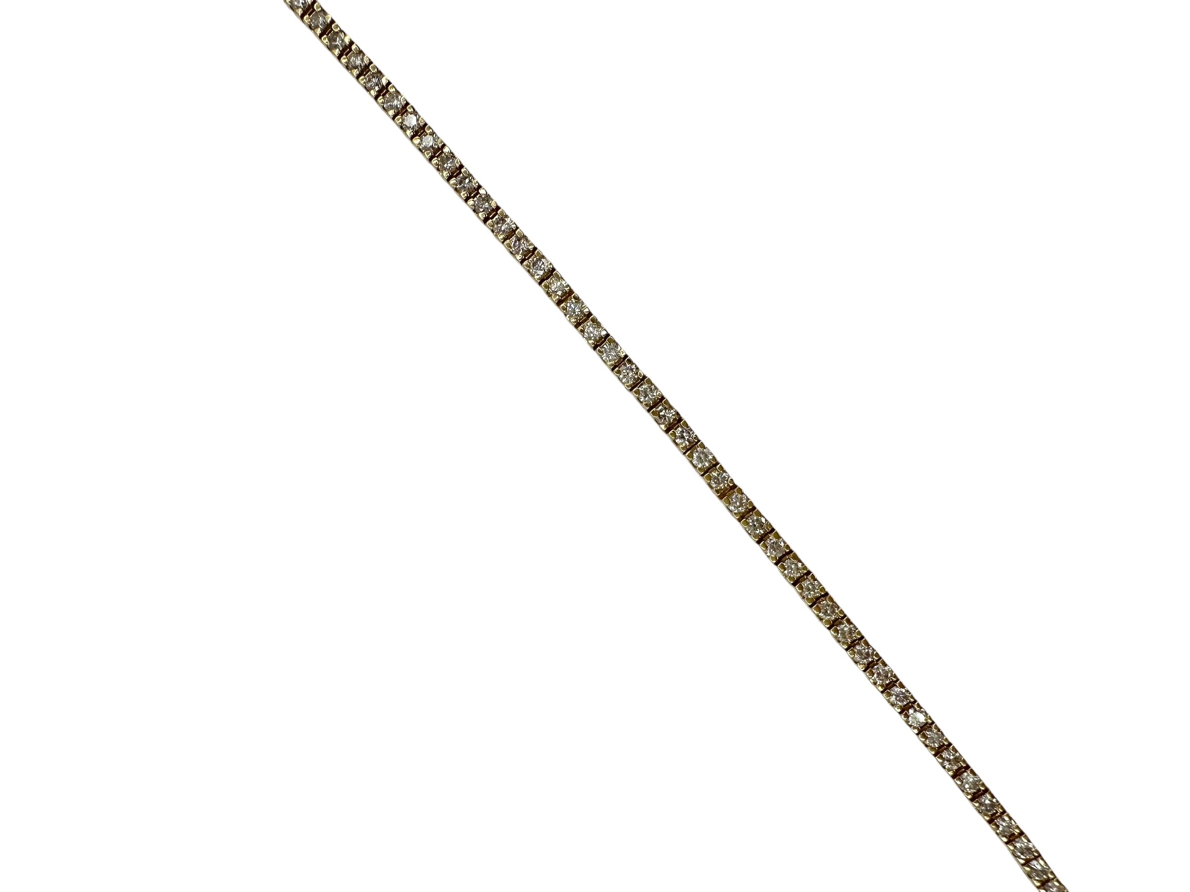 14k Diamond Tennis Bracelet