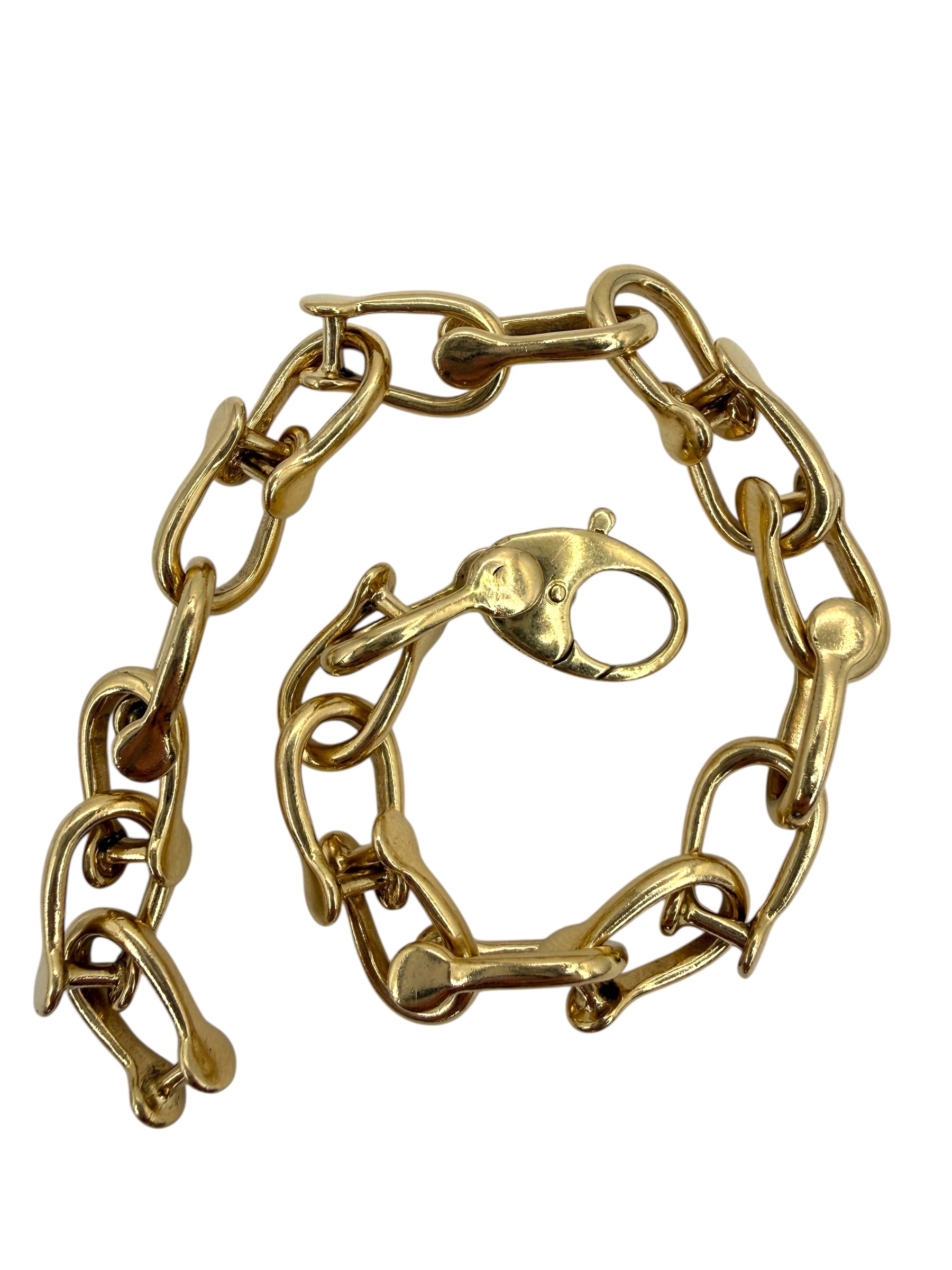 14k Shackle Link Bracelet