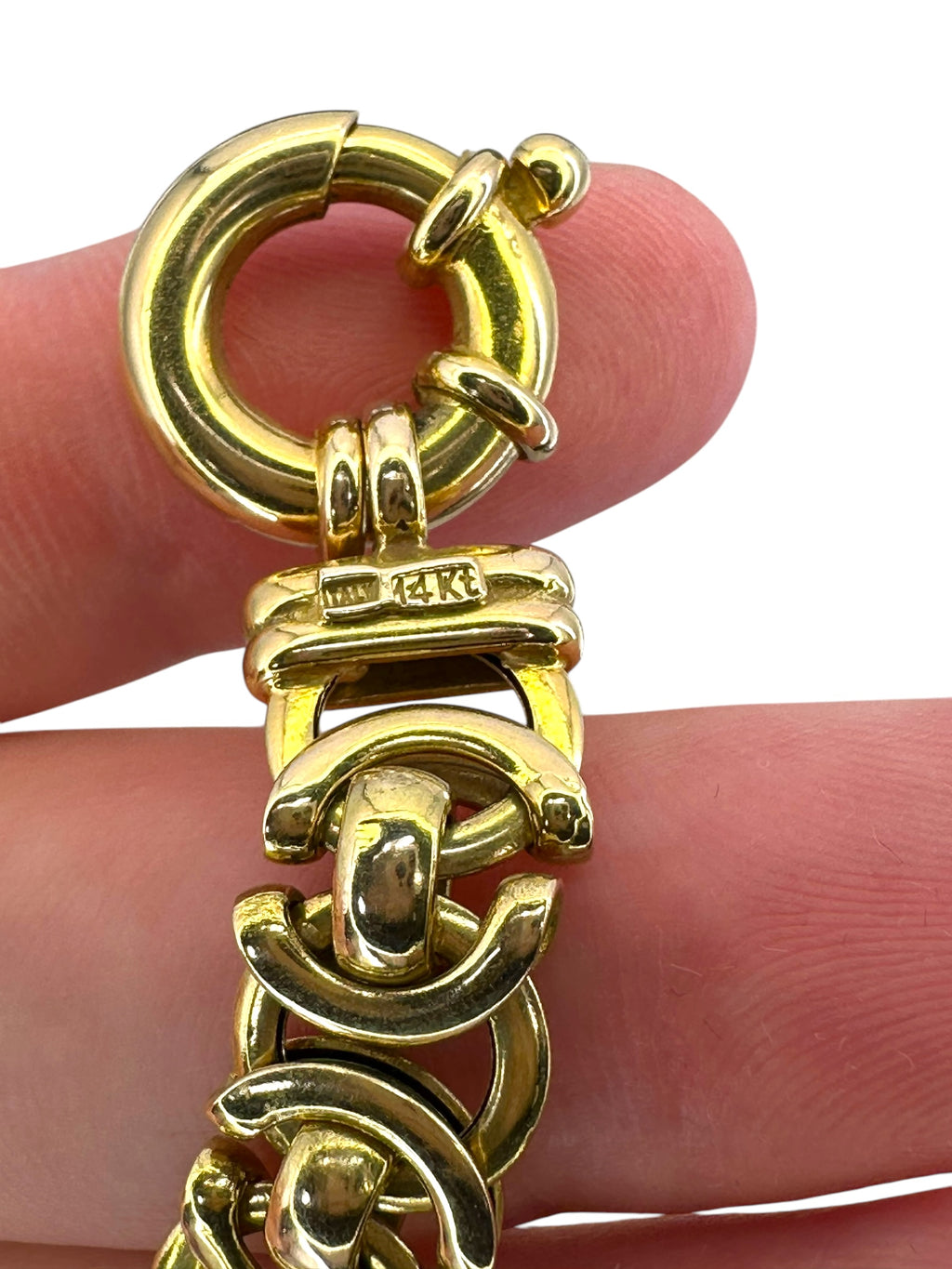 14k Byzantine Link Bracelet