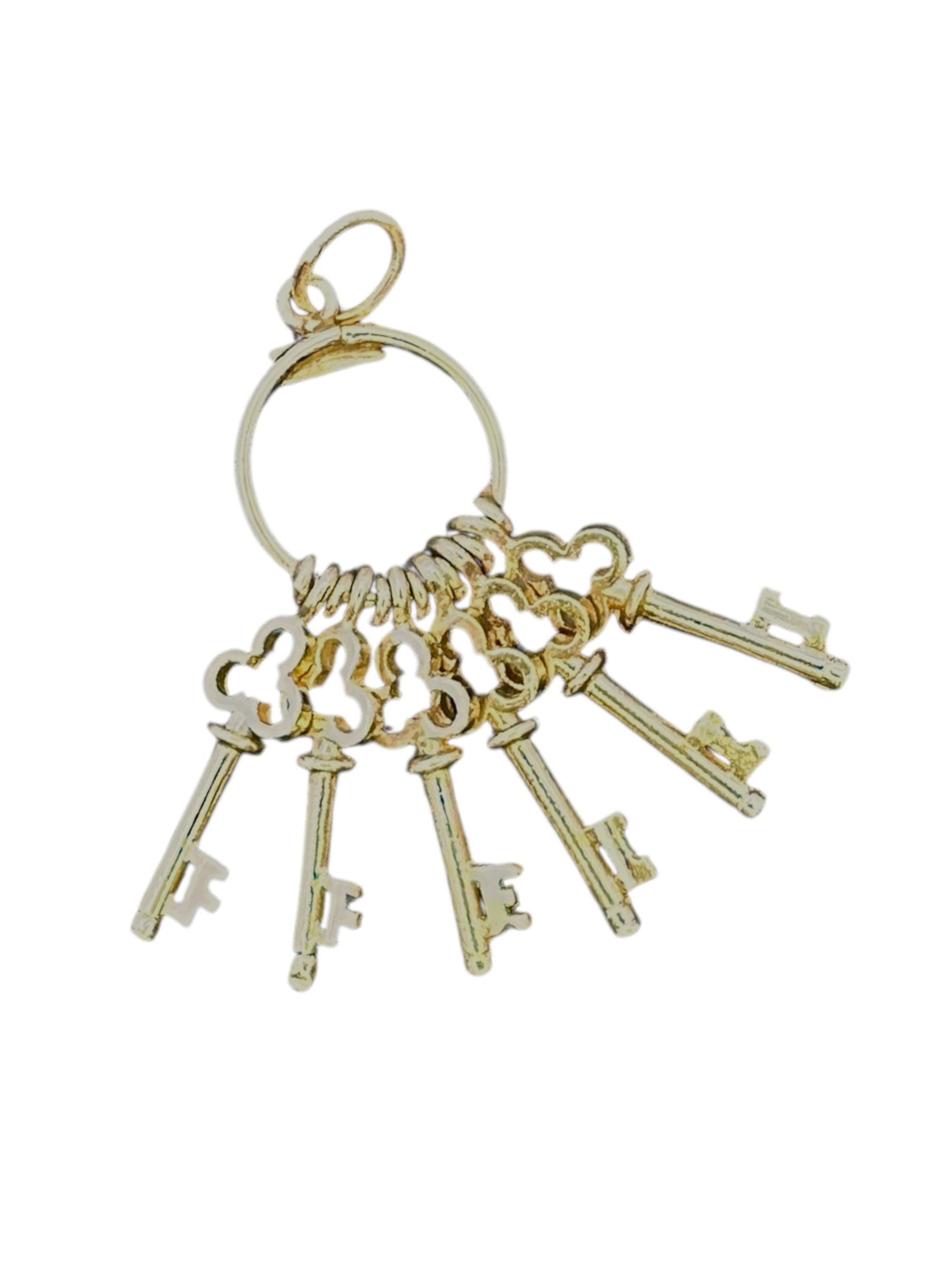 14k Keys Pendant