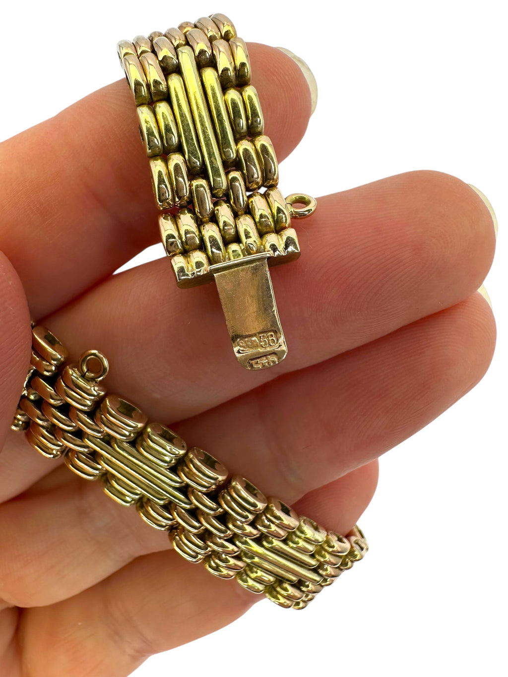 14k Imperial Russian Gate Link Bracelet