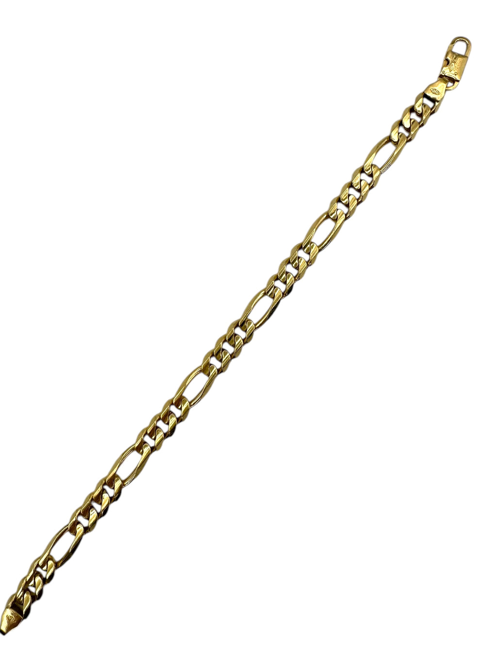 18k Figaro Link Bracelet