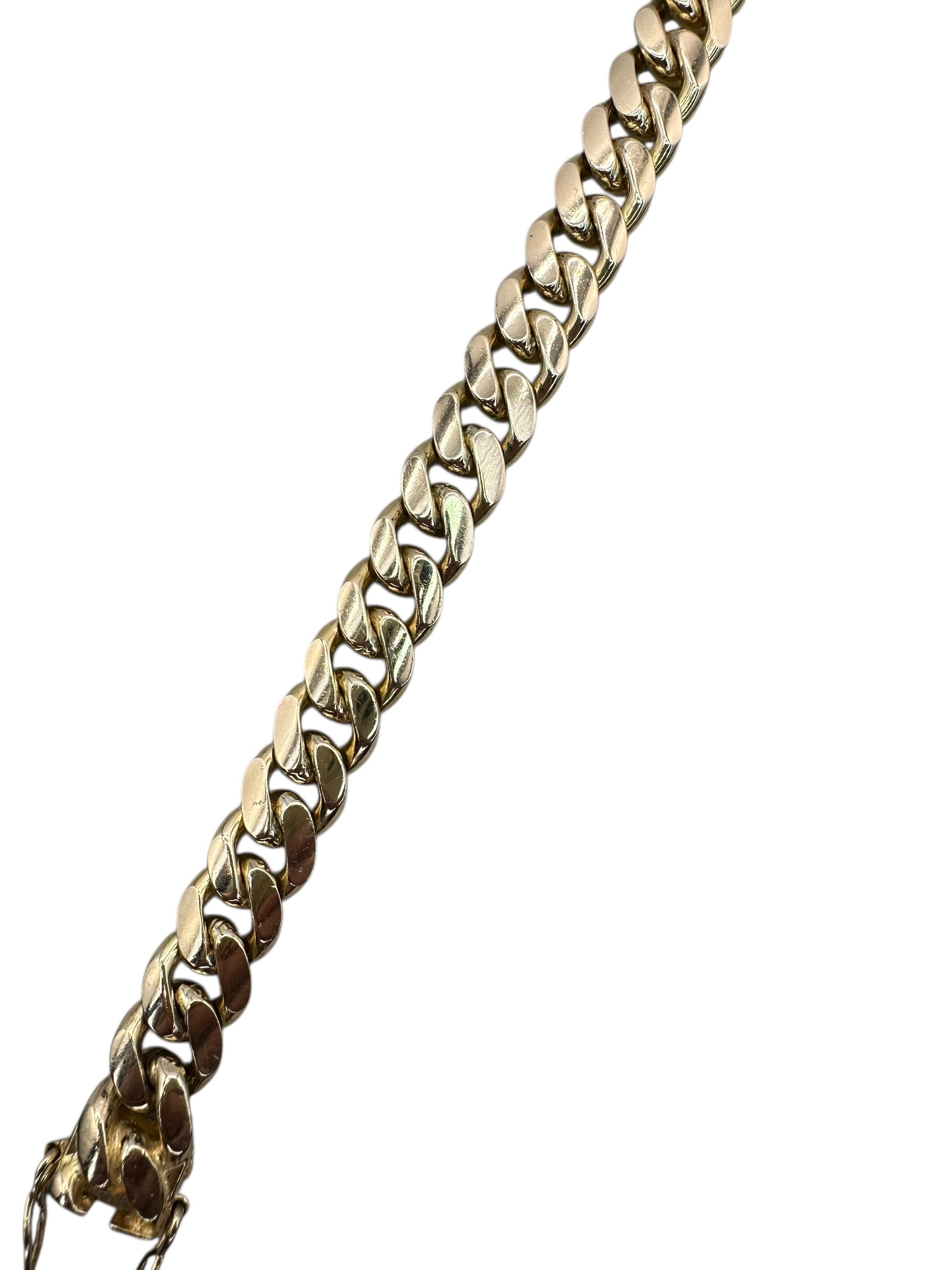 14k Heavy Cuban Link Bracelet