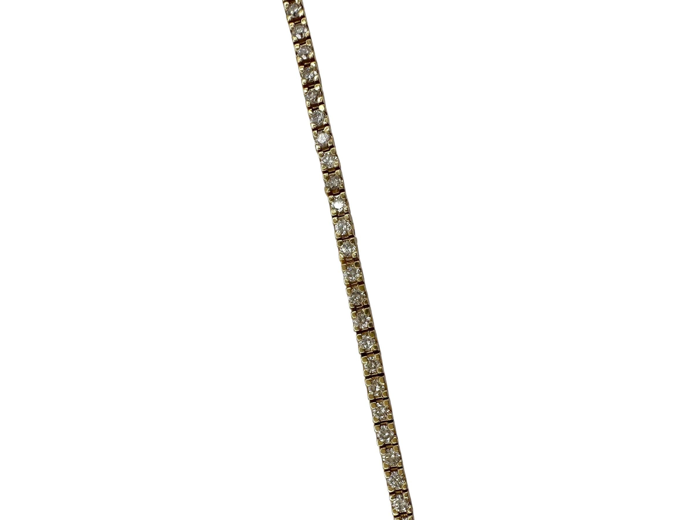 14k Diamond Tennis Bracelet