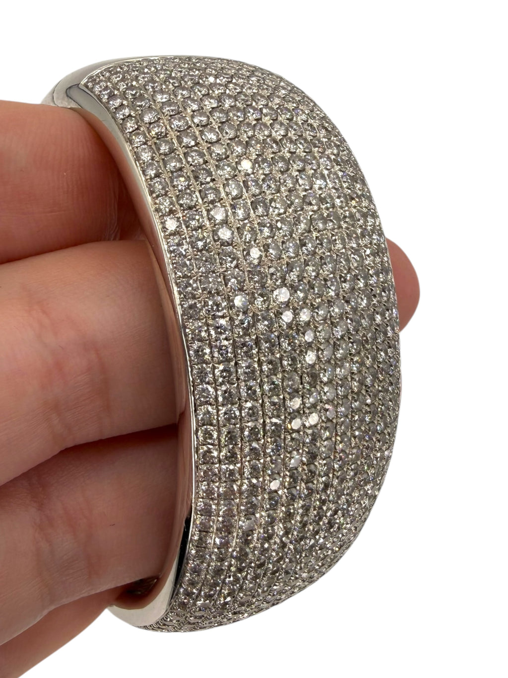 18k Diamond Bangle Bracelet
