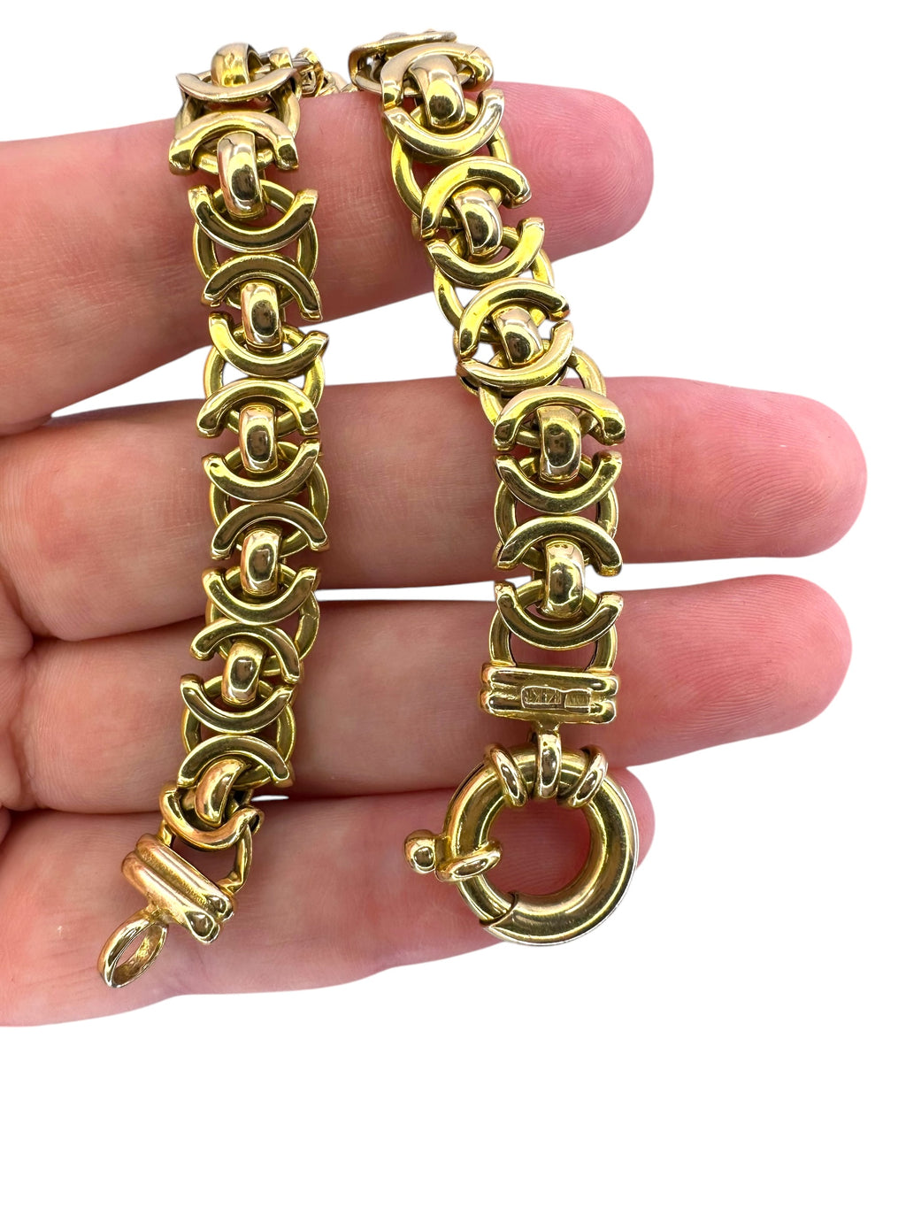 14k Byzantine Link Bracelet