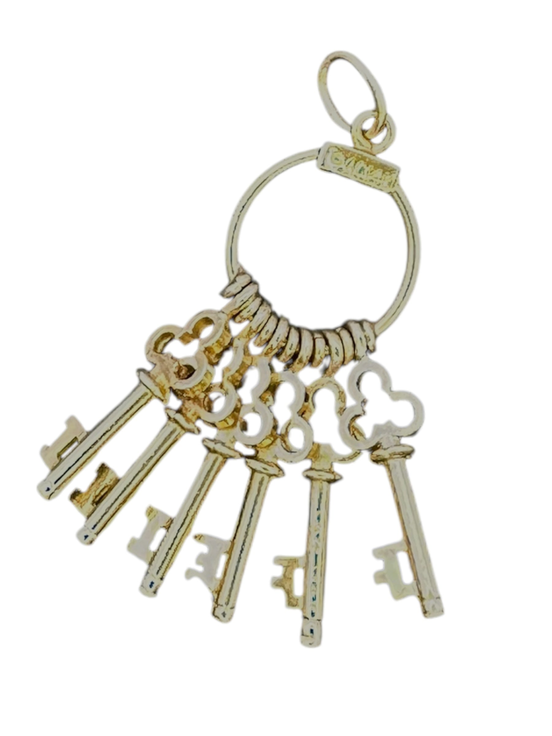 14k Keys Pendant