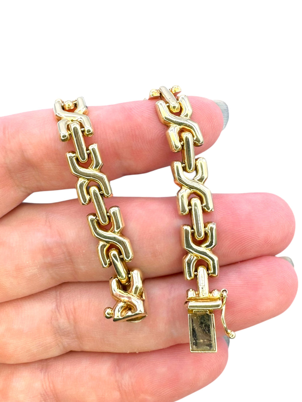 14k X Link Collar Necklace