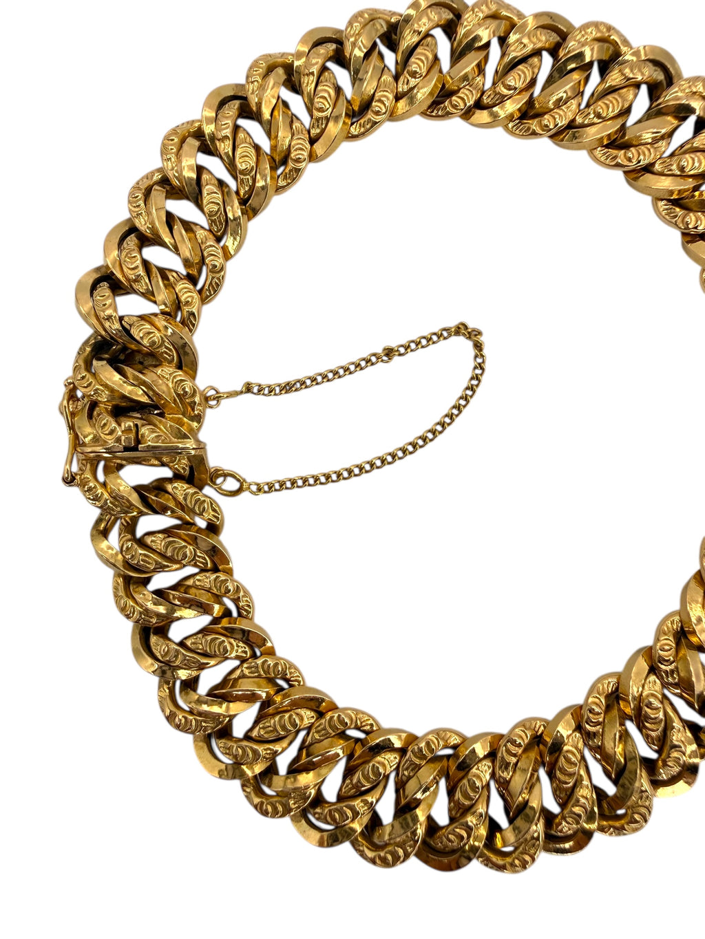 18k Twisted Curb Bracelet