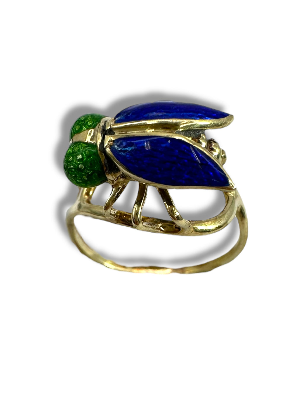 14k Fly Enamel Ring