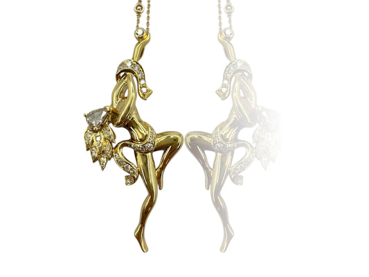 18k Diamond Dancing Lady