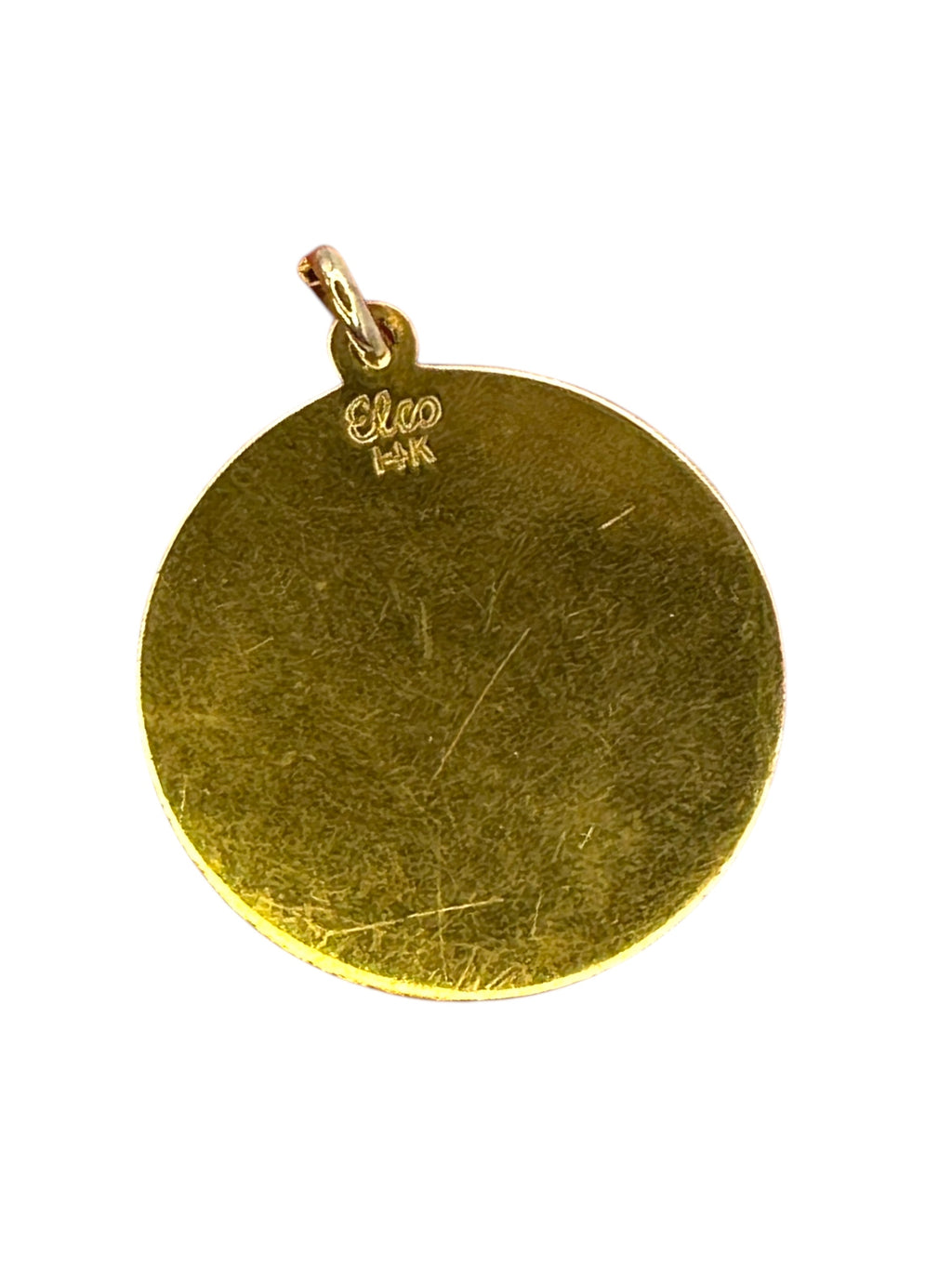 14k Enamel Nautical Flag Pendant