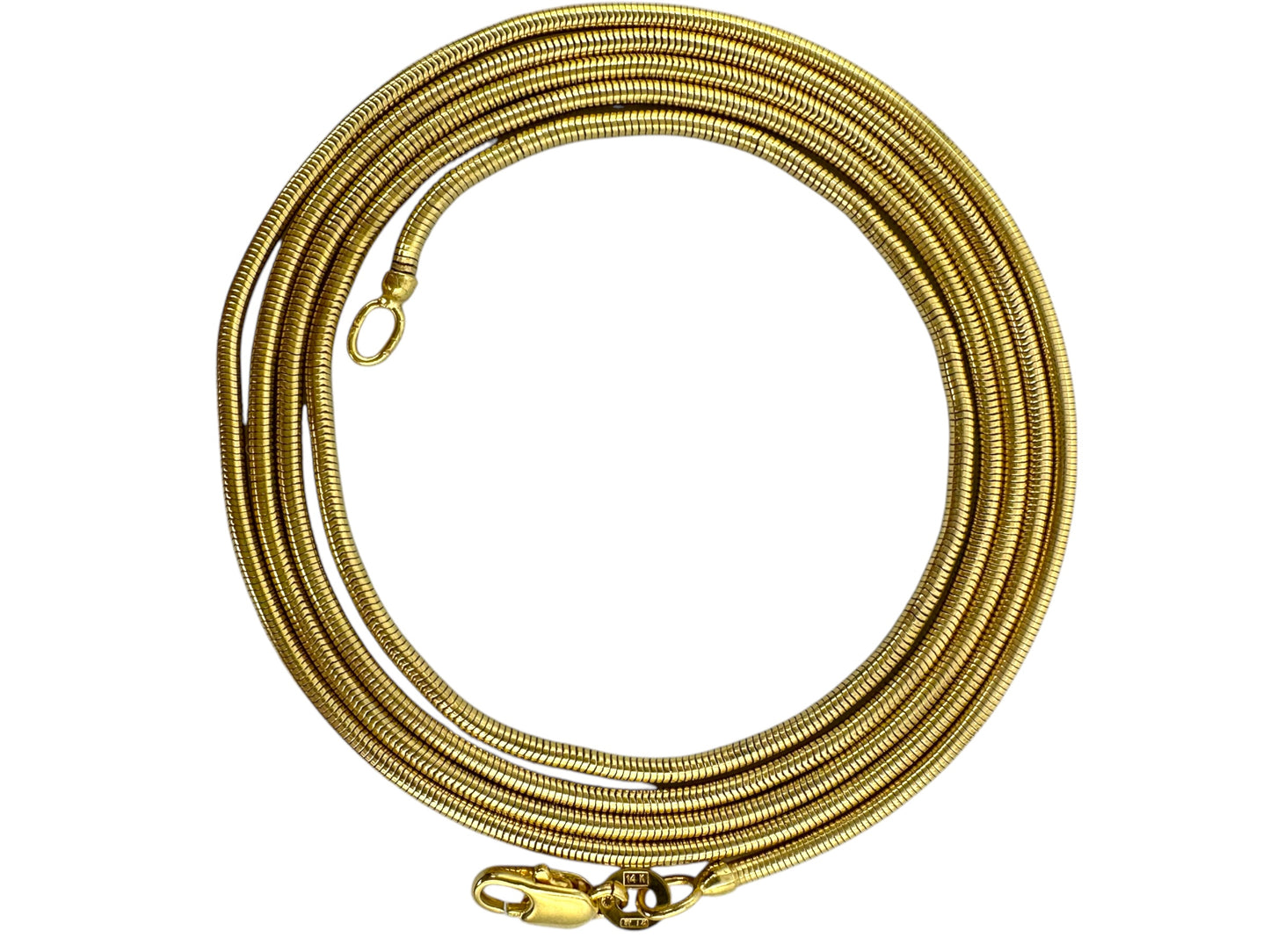 14k Uno a Erre Snake Chain