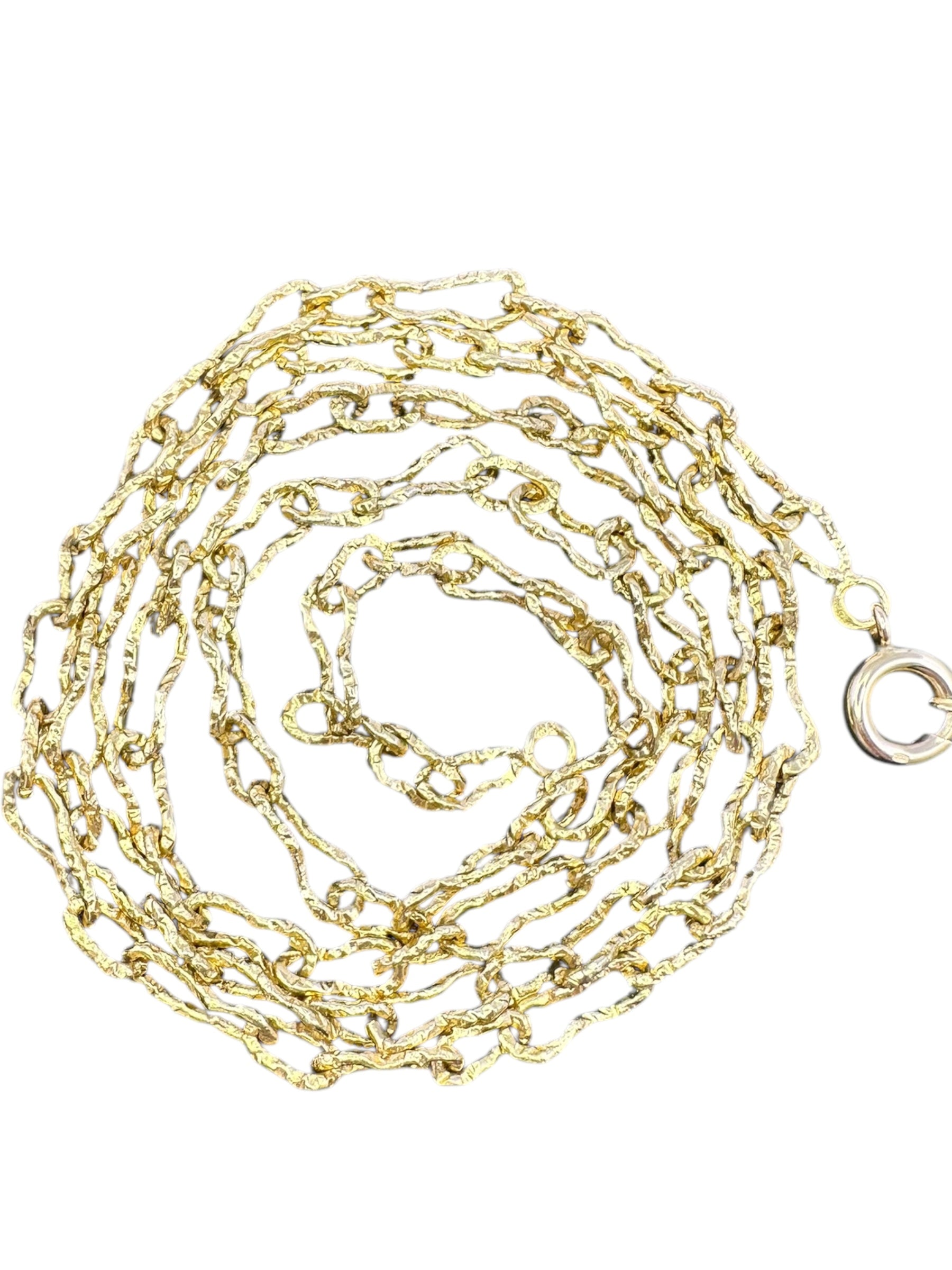 18k Organic Link Necklace