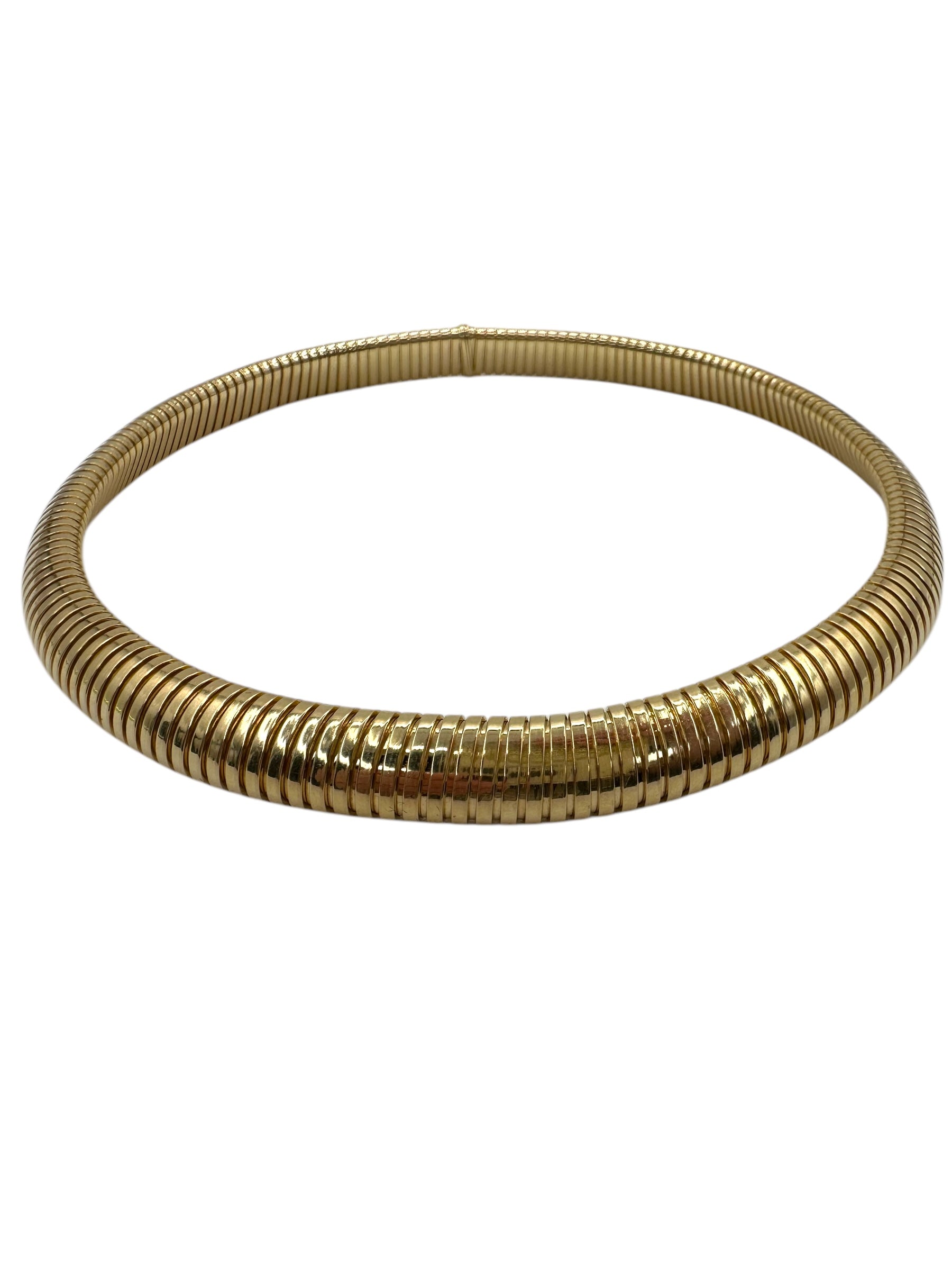 14k Tubogas Collar Necklace