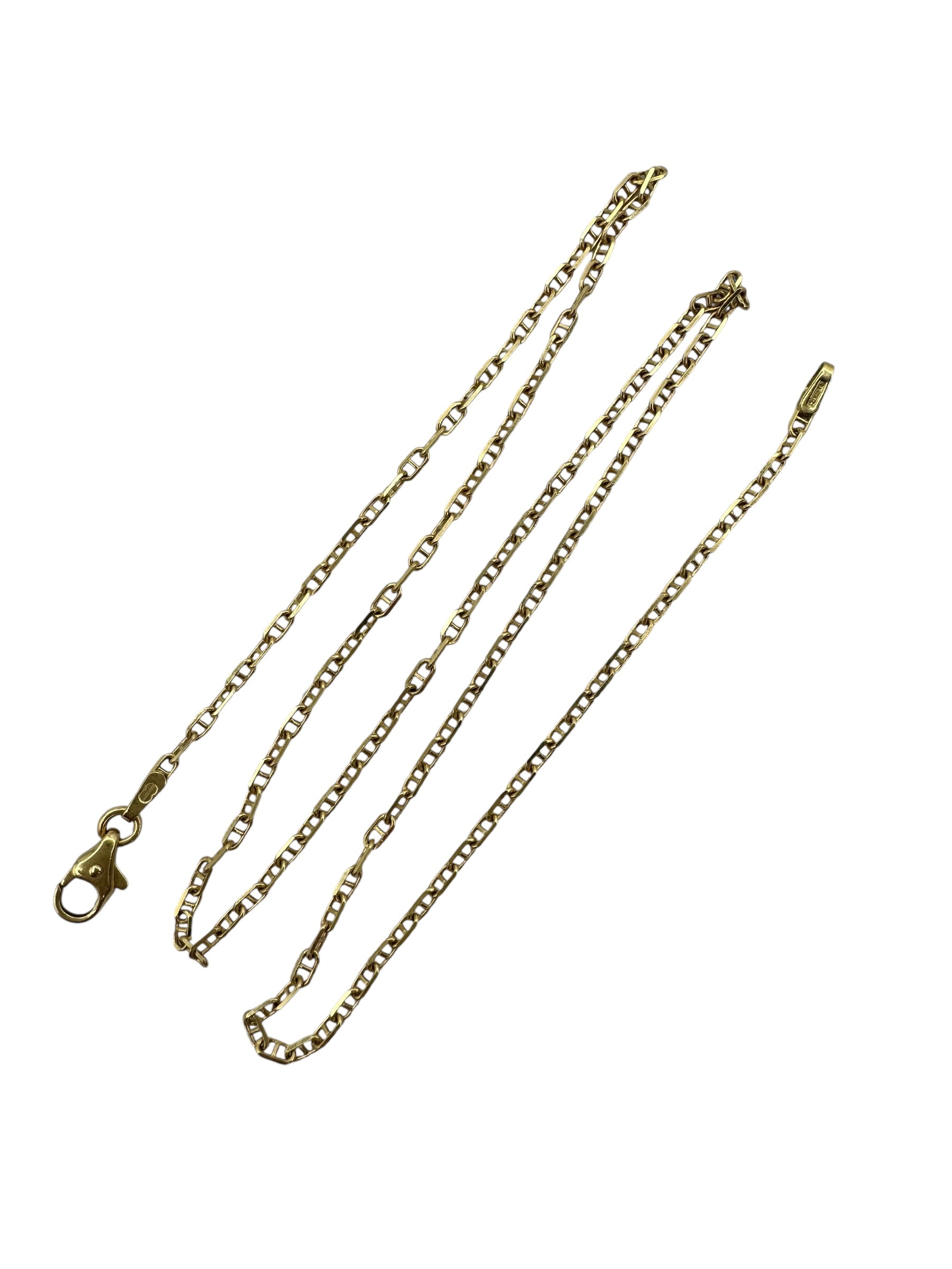 18k Uno a Erre Anchor Link Necklace