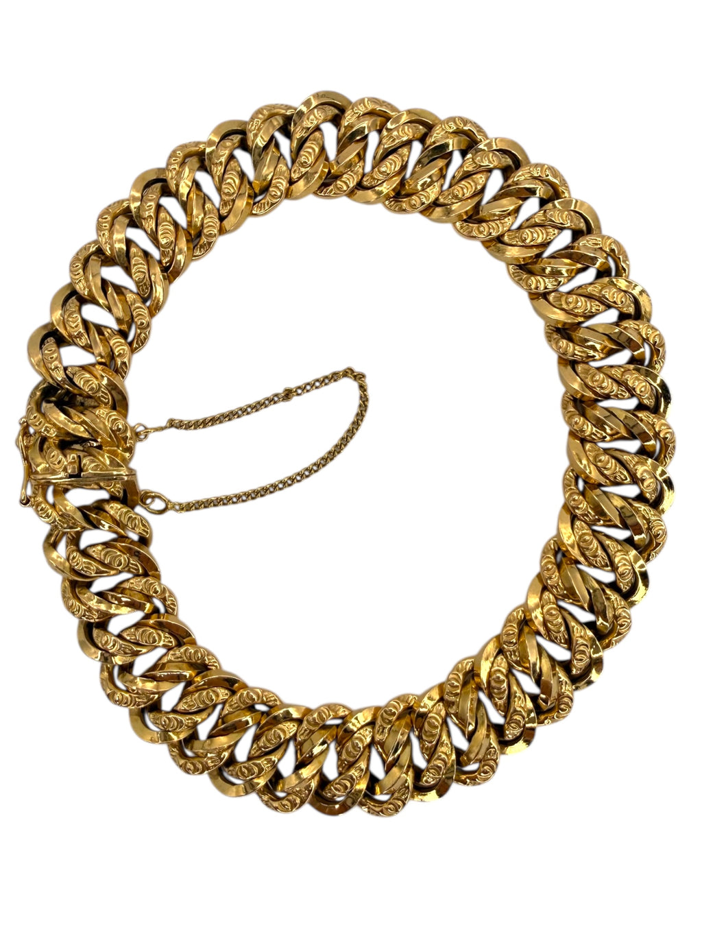 18k Twisted Curb Bracelet