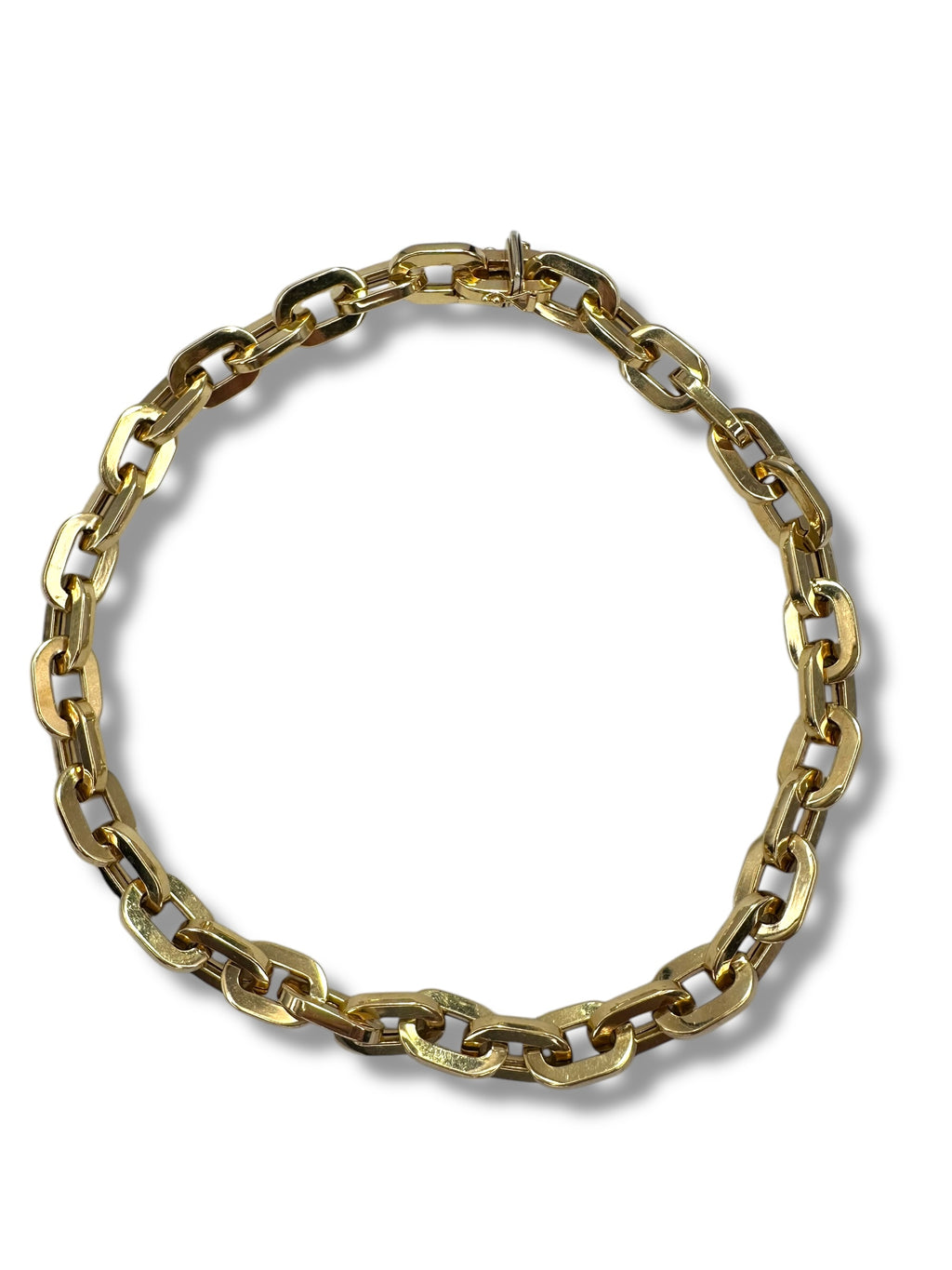 14k Chunky Chain Collar Necklace