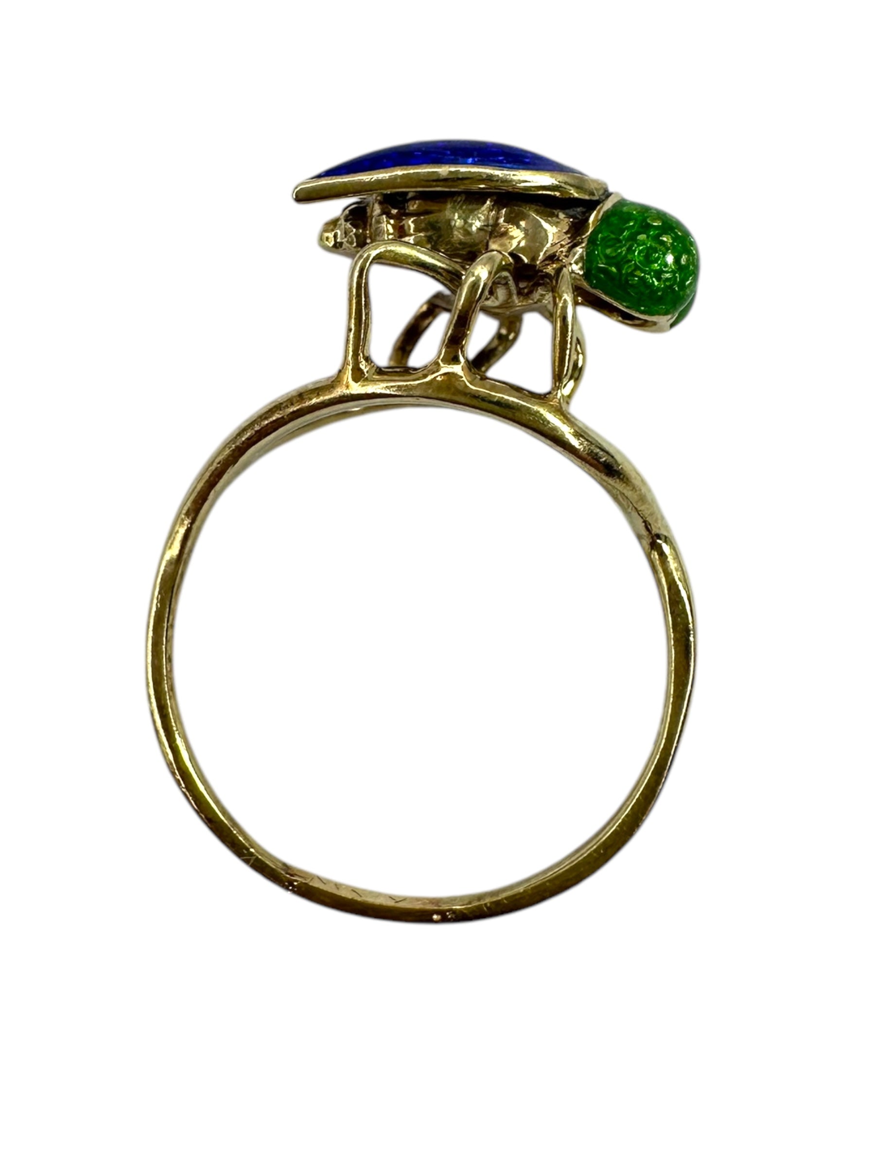14k Fly Enamel Ring