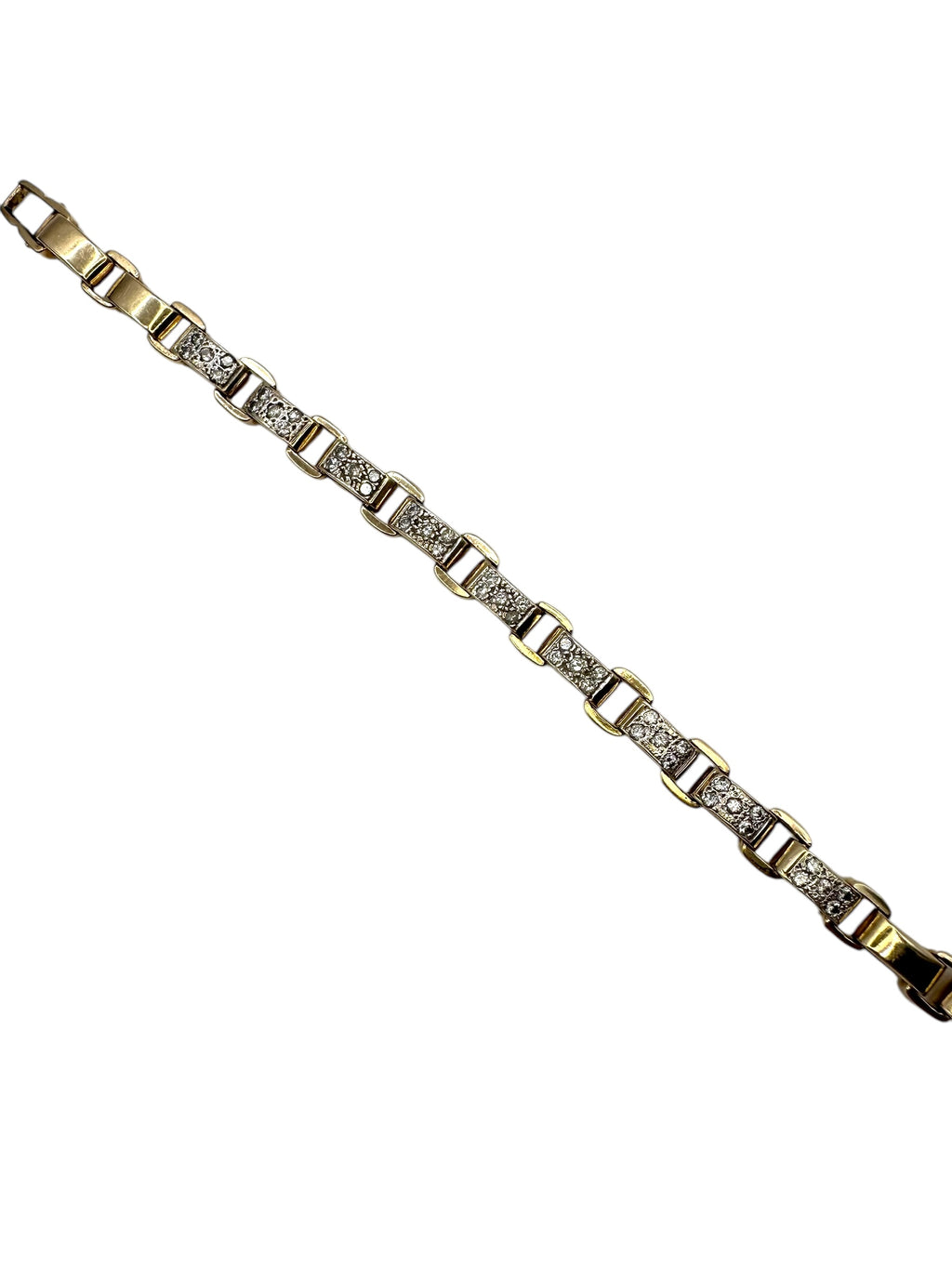 14k Diamond Chunky Chain Bracelet